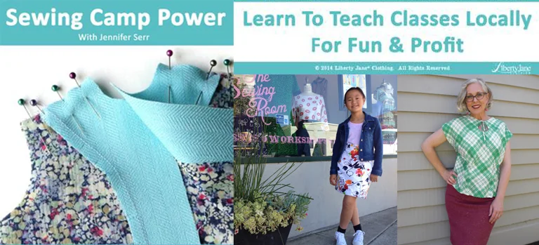 Sewing Camp Power - You can teach kids to sew too!