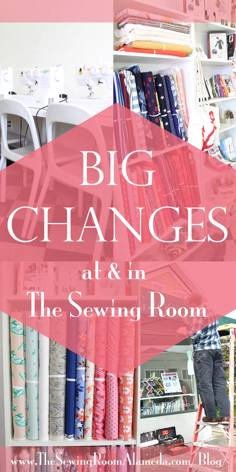 New Fabric, Sewing Supplies, New Signage & More!
