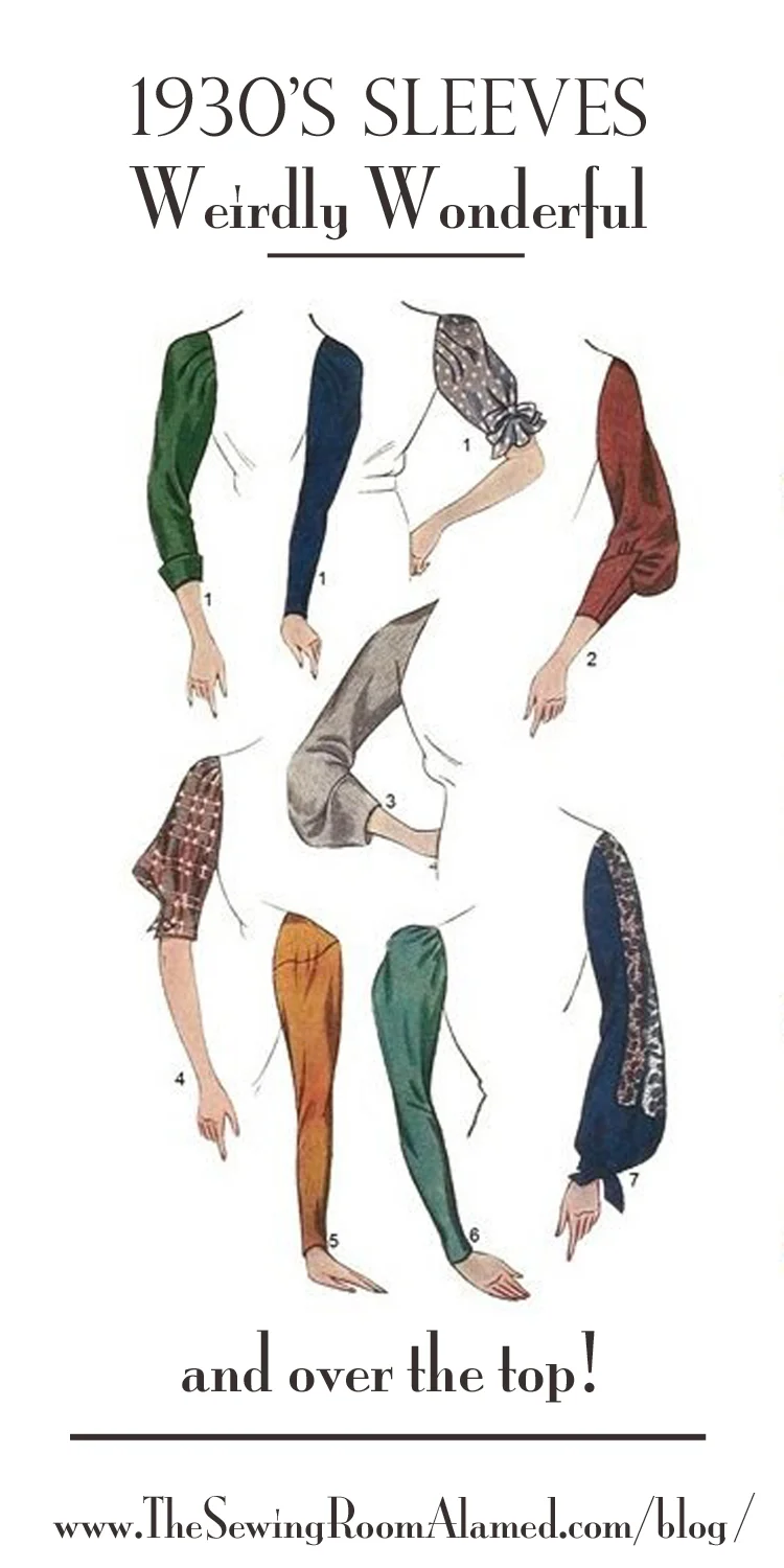 1930's Sleeves - Weirdly Wonderful and Over the Top!