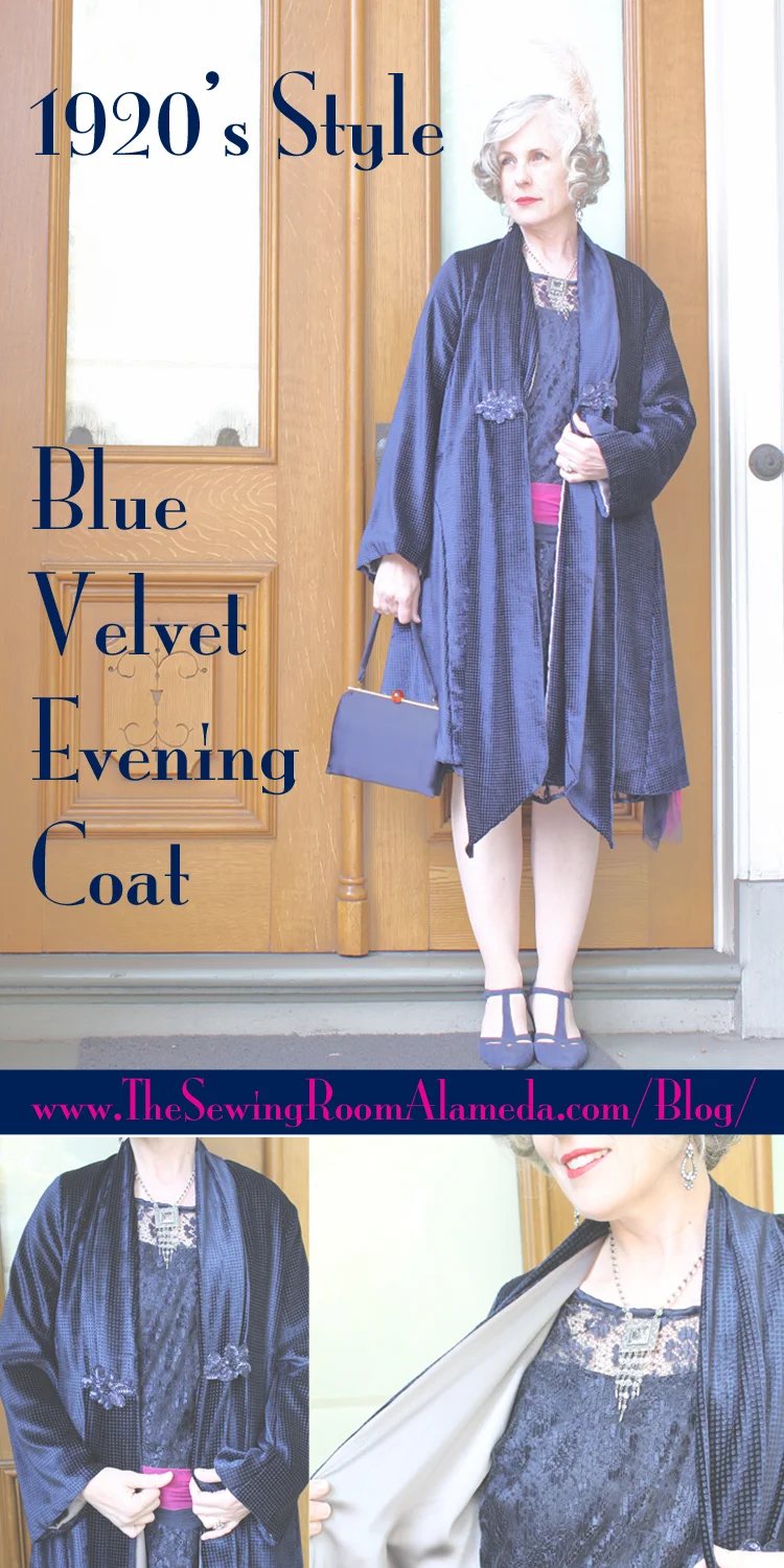 Creating a 1920's Style Velvet Evening Coat