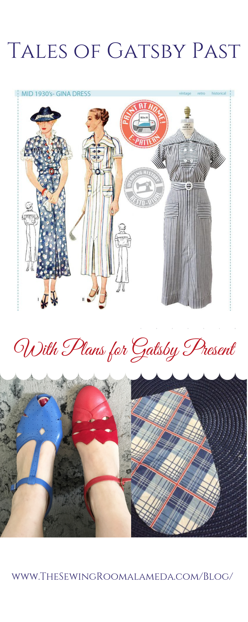 Tales of Gatsby Past with Plans for Gatsby Present - Sewing Costumes for Art Deco Events