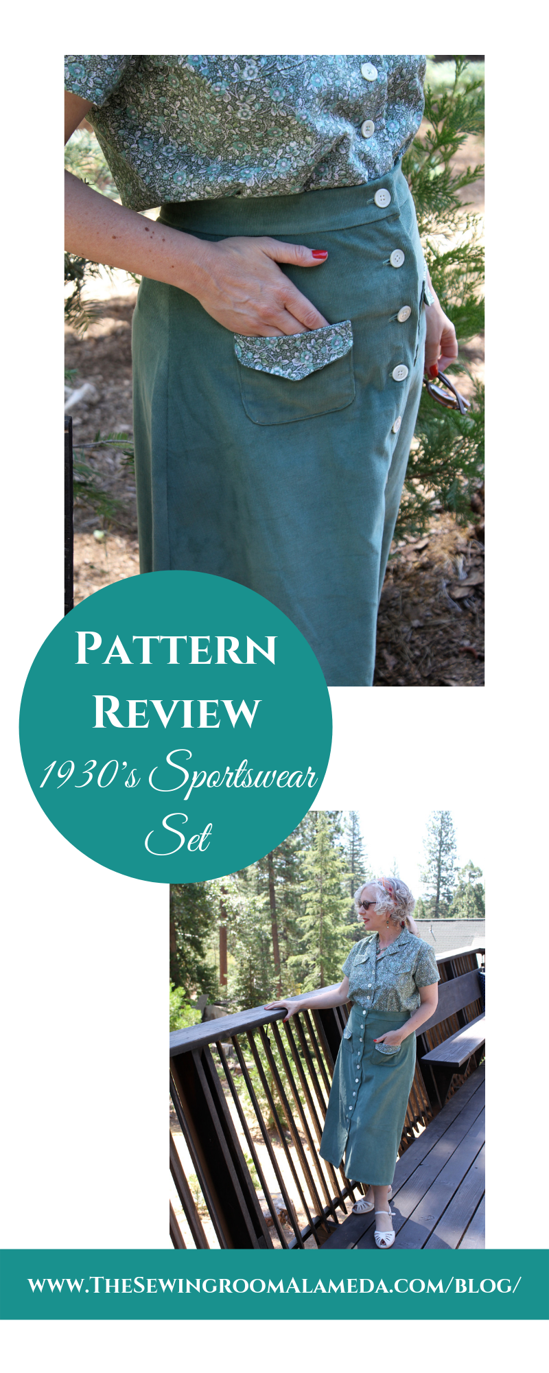 Pattern Review - Sewing the 1930's Sportwear Set by Jem Vintage Patterns