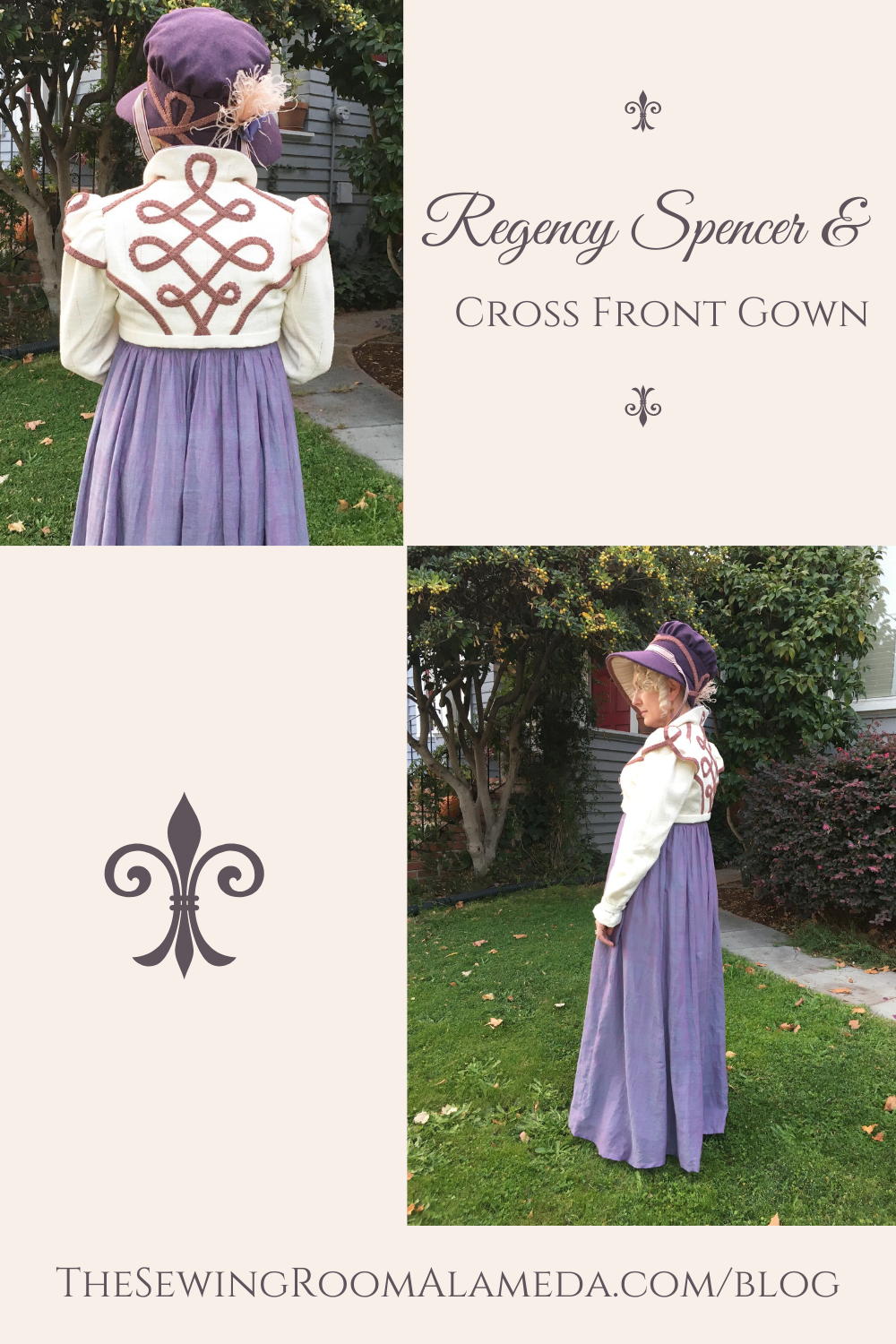 Regency Birthday Picnic - Sewing my Regency Spencer and Cross Front Gown