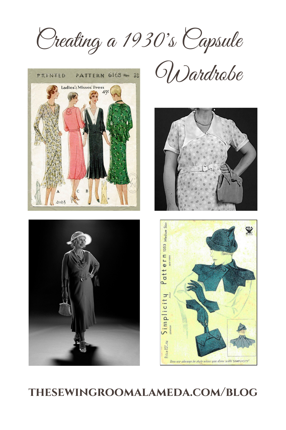 Creating a Mini (Early) 1930's Capsule Wardrobe - Part 1