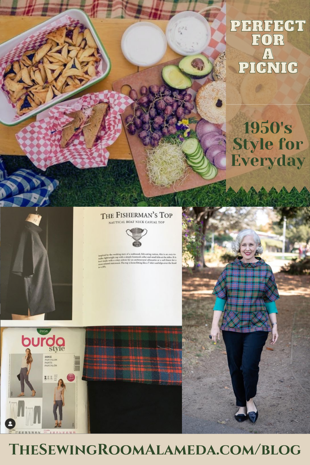 Perfect for a Picnic - Sewing 1950's Style for Everyday