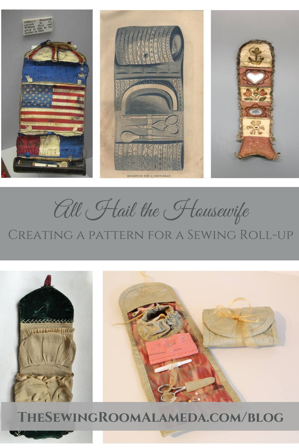 All Hail the Housewife - Creating a Pattern for A Sewing Roll-Up