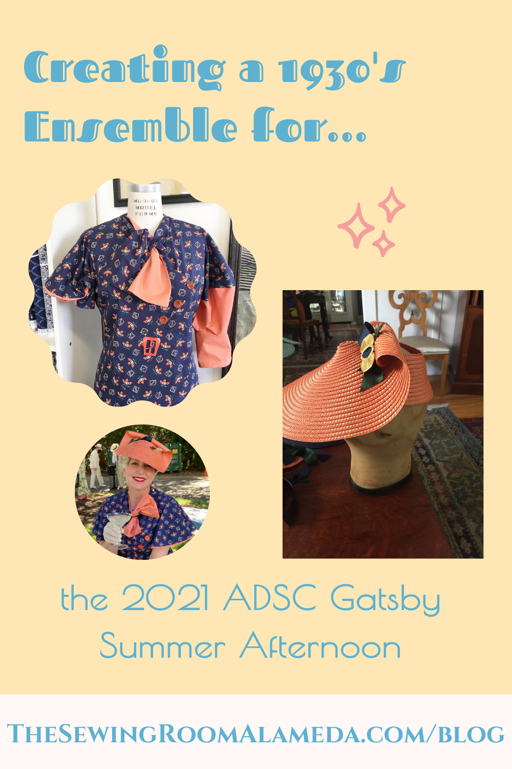 Creating a 1930's Ensemble for the Gatsby Summer Afternoon