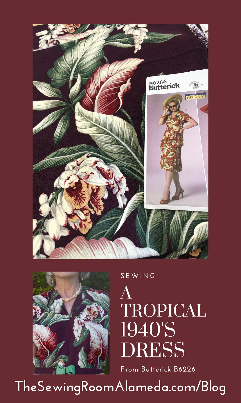 1940s dress  The Sewing Room - Sewing & Fashion Blog | The Sewing Room  Alameda