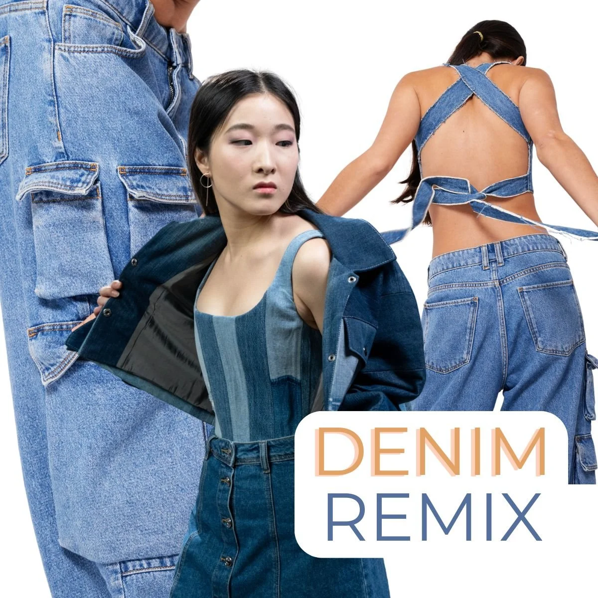 Upcycling Denim - Mix it up using old Jeans with new, modern ways to use them