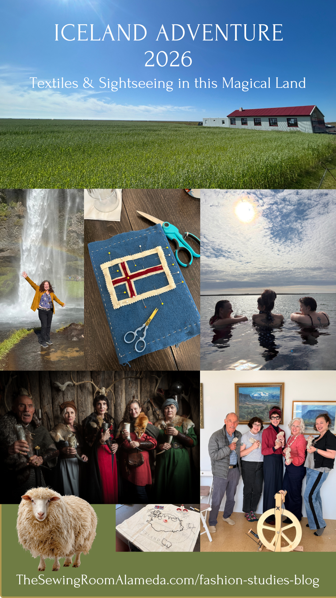 Iceland Adventure 2026 - Textiles, Sightseeing and Food- Part 1