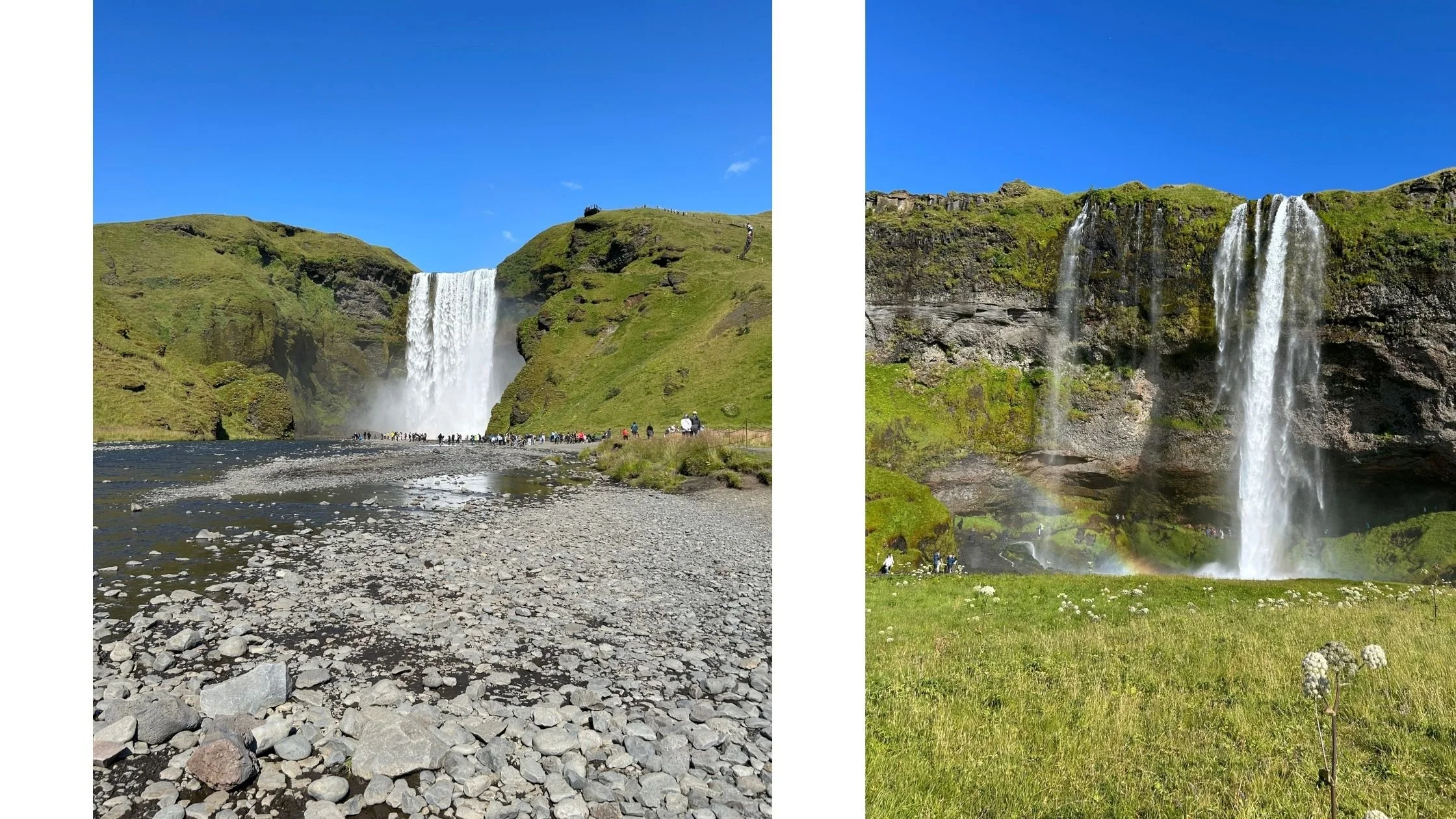Skogafoss & Seljalandsfoss waterfalls