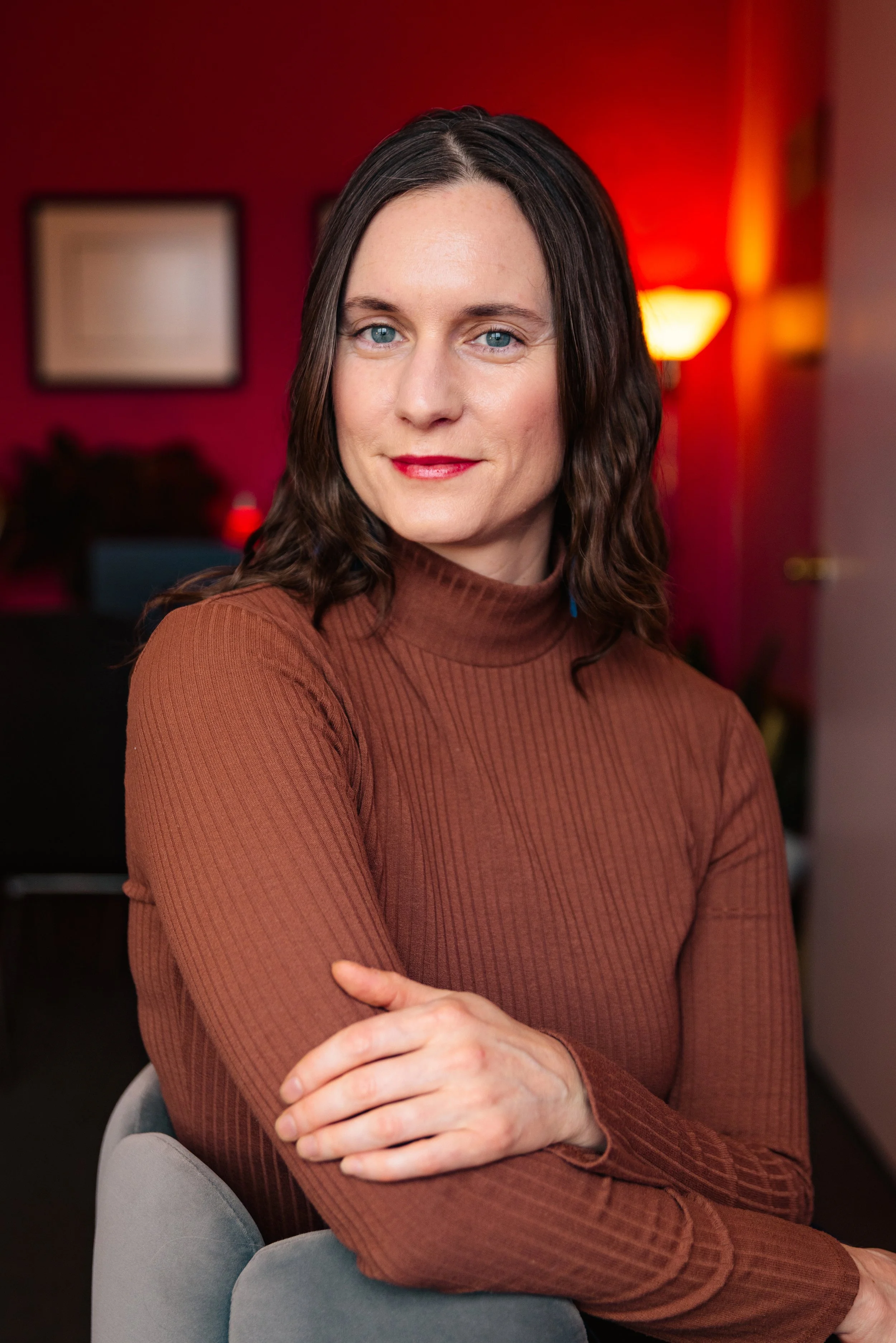 Portrait of Early Bird Bookkeeping founder Lela Ludwig