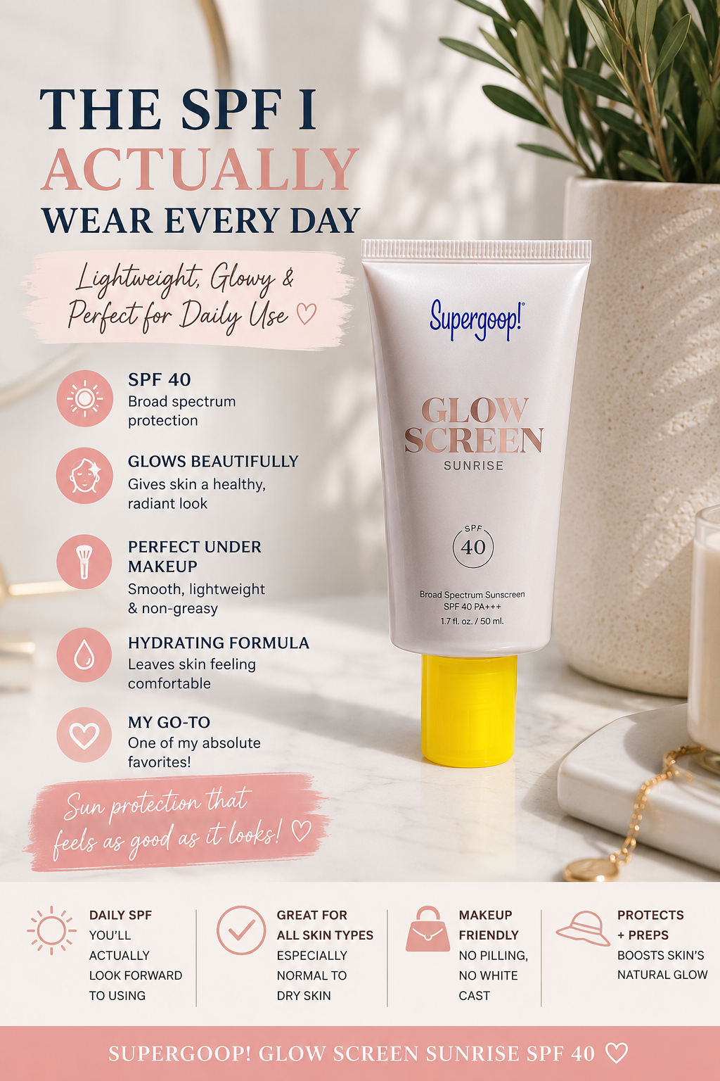 The Supergoop SPF I Keep Reaching For Every Morning
