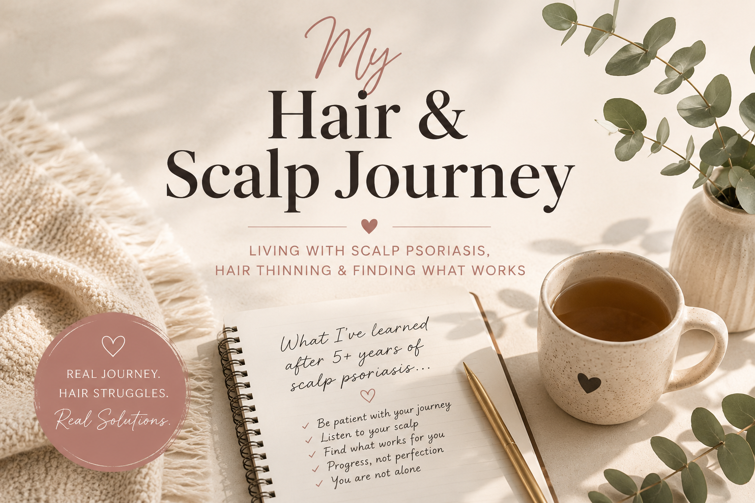 My Hair & Scalp Journey: Living with Scalp Psoriasis & Hair Thinning