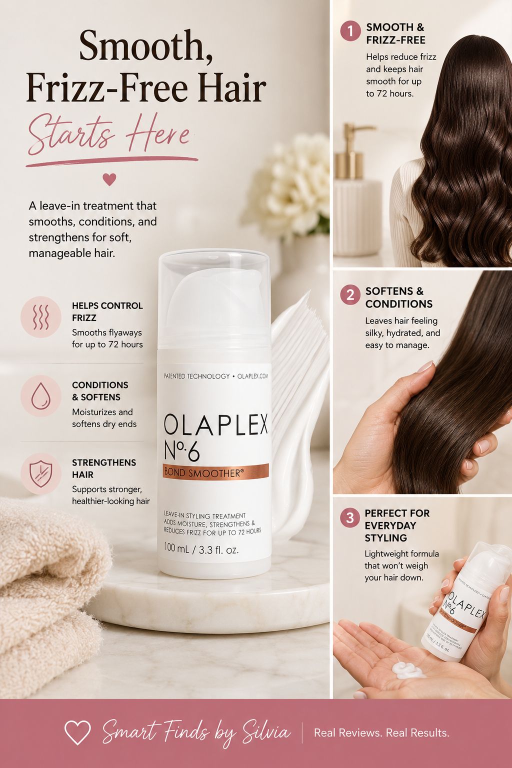 Frizzy Hair? This Leave-In Treatment Is Worth a Look