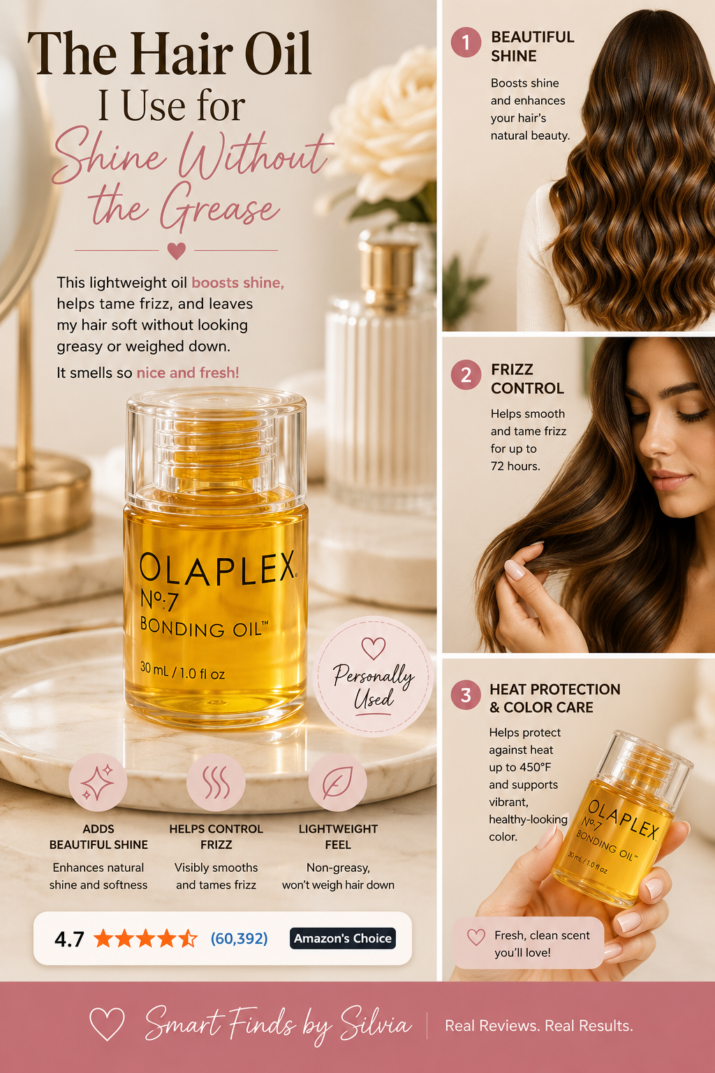 Why I Love Olaplex No. 7 Bonding Oil for Frizz Control