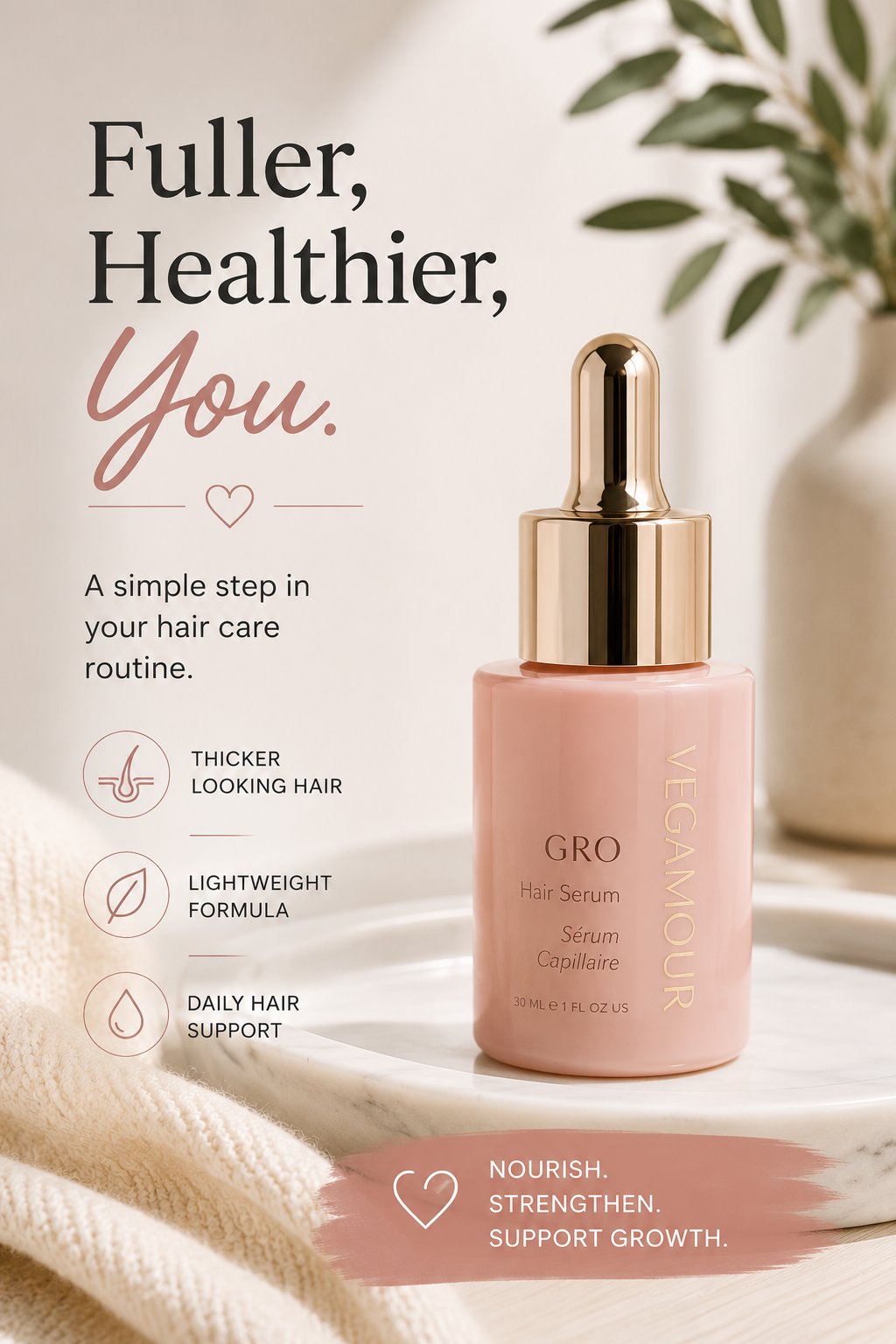 VEGAMOUR GRO Hair Serum Review: A Simple Addition to My Hair Care Routine