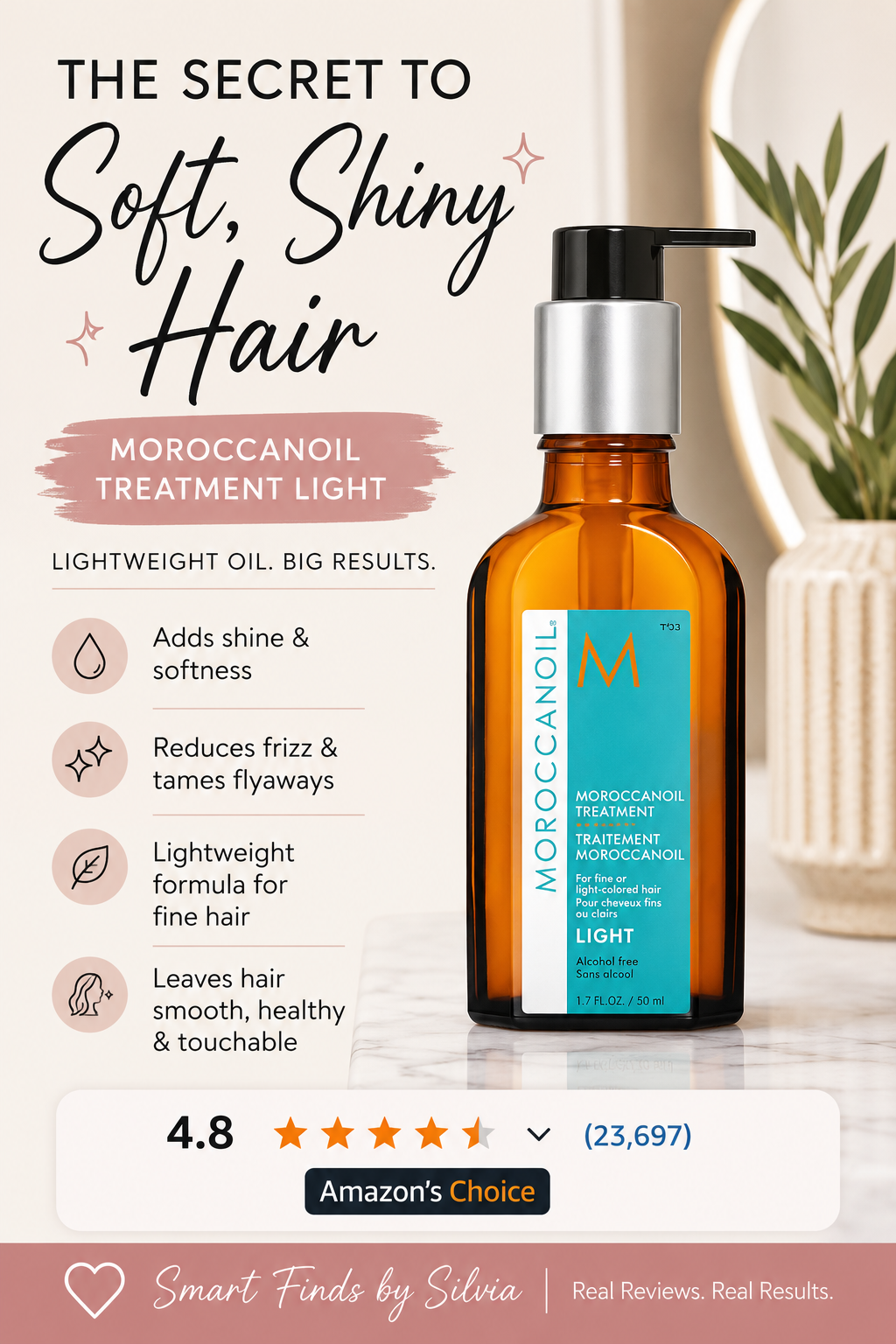 Moroccanoil Treatment Light: The Secret to Soft, Shiny Hair