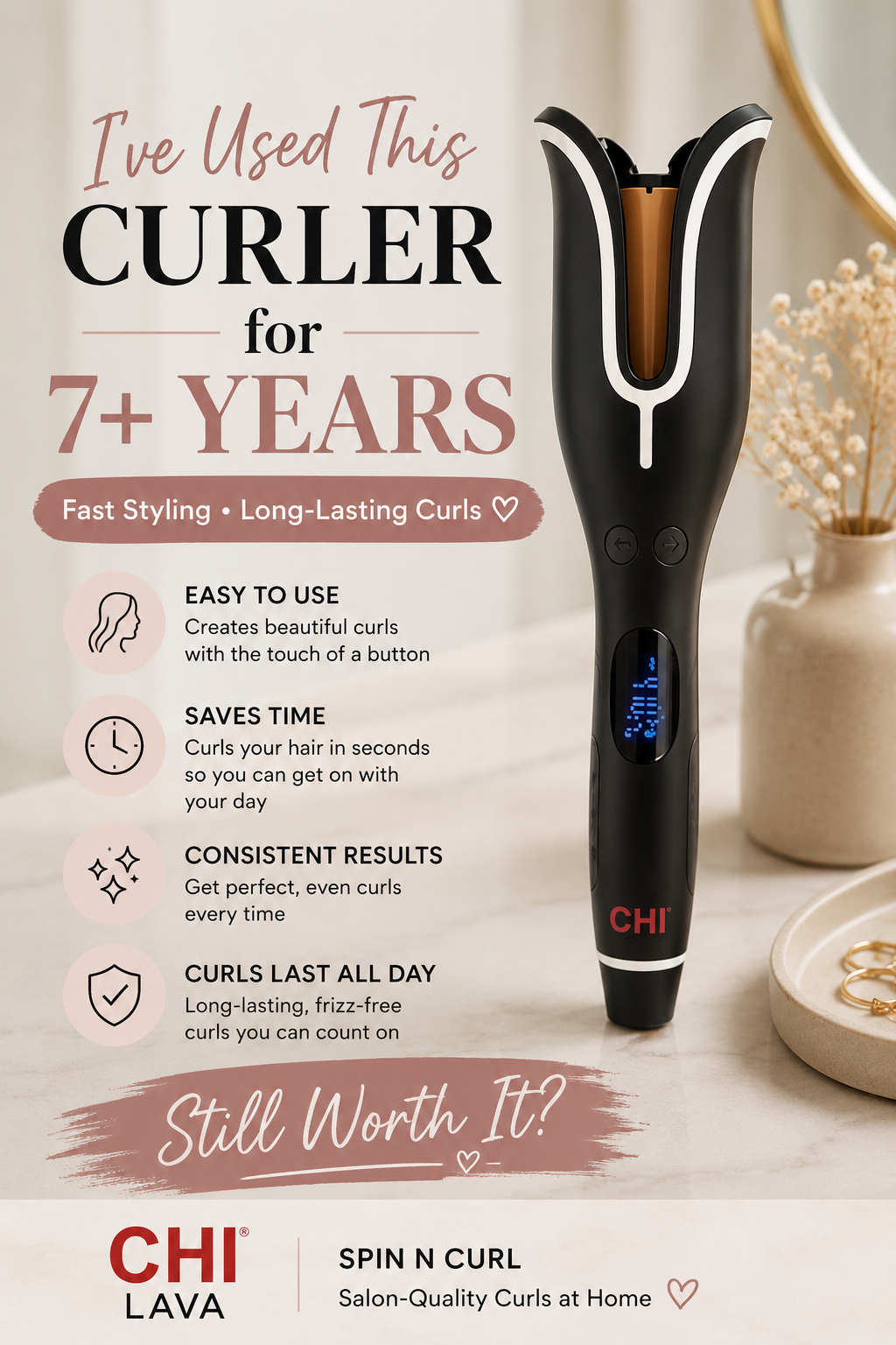 I've Used This CHI Curler for Over 7 Years and Still Love It