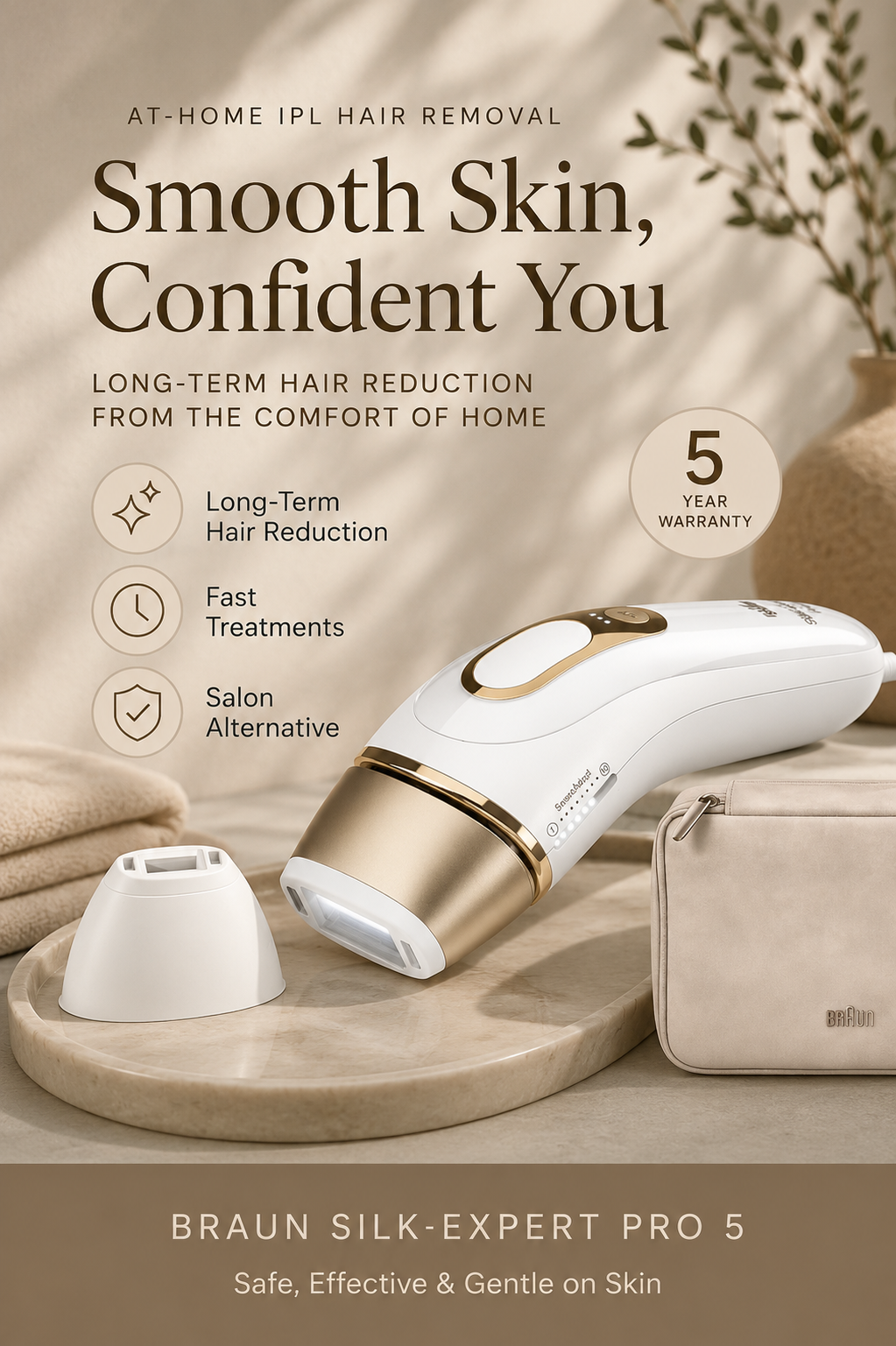 Braun Silk·Expert Pro 5: A Popular Alternative to Salon Hair Removal