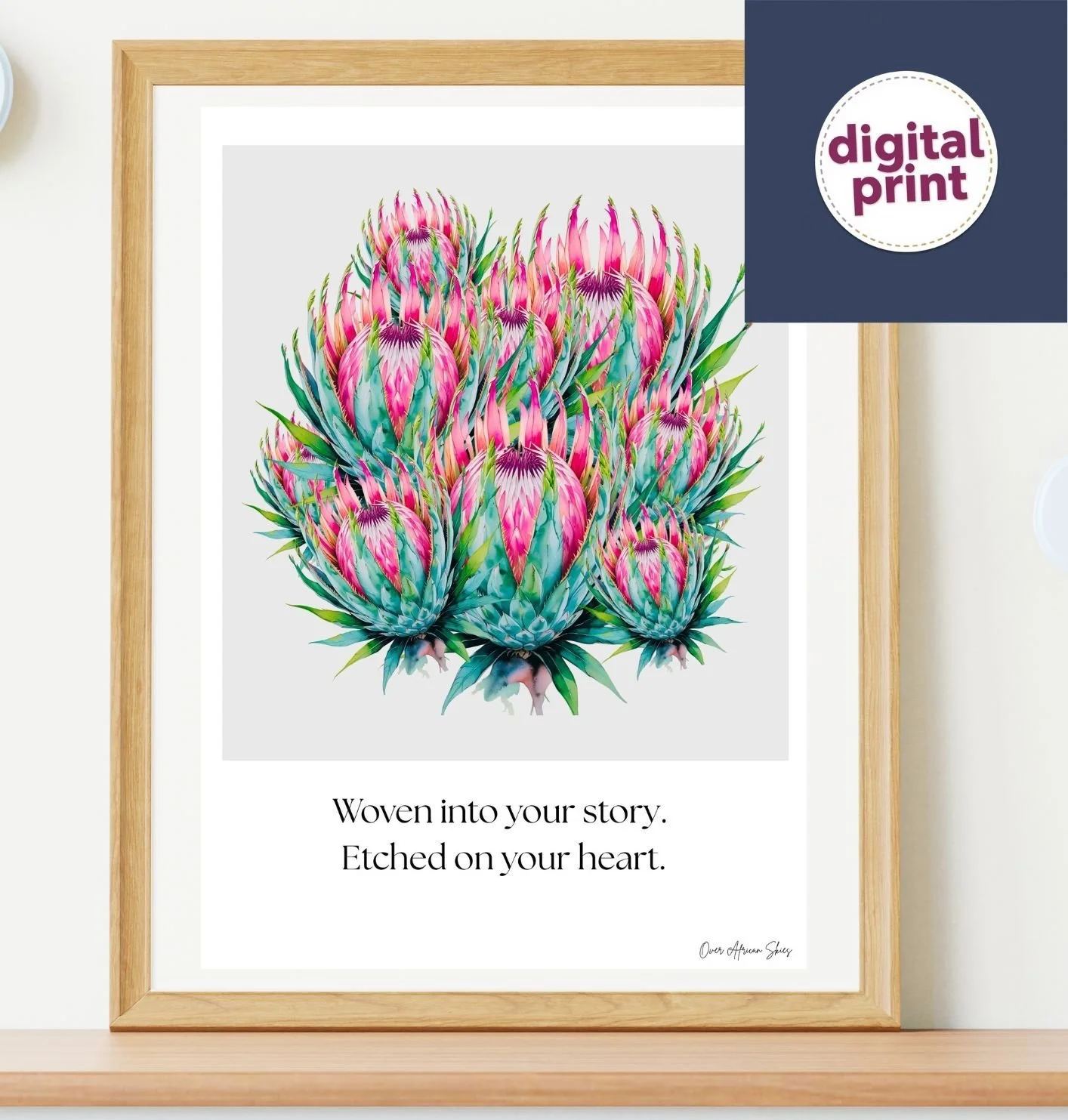 Proteas in Bloom A5-Digital Download