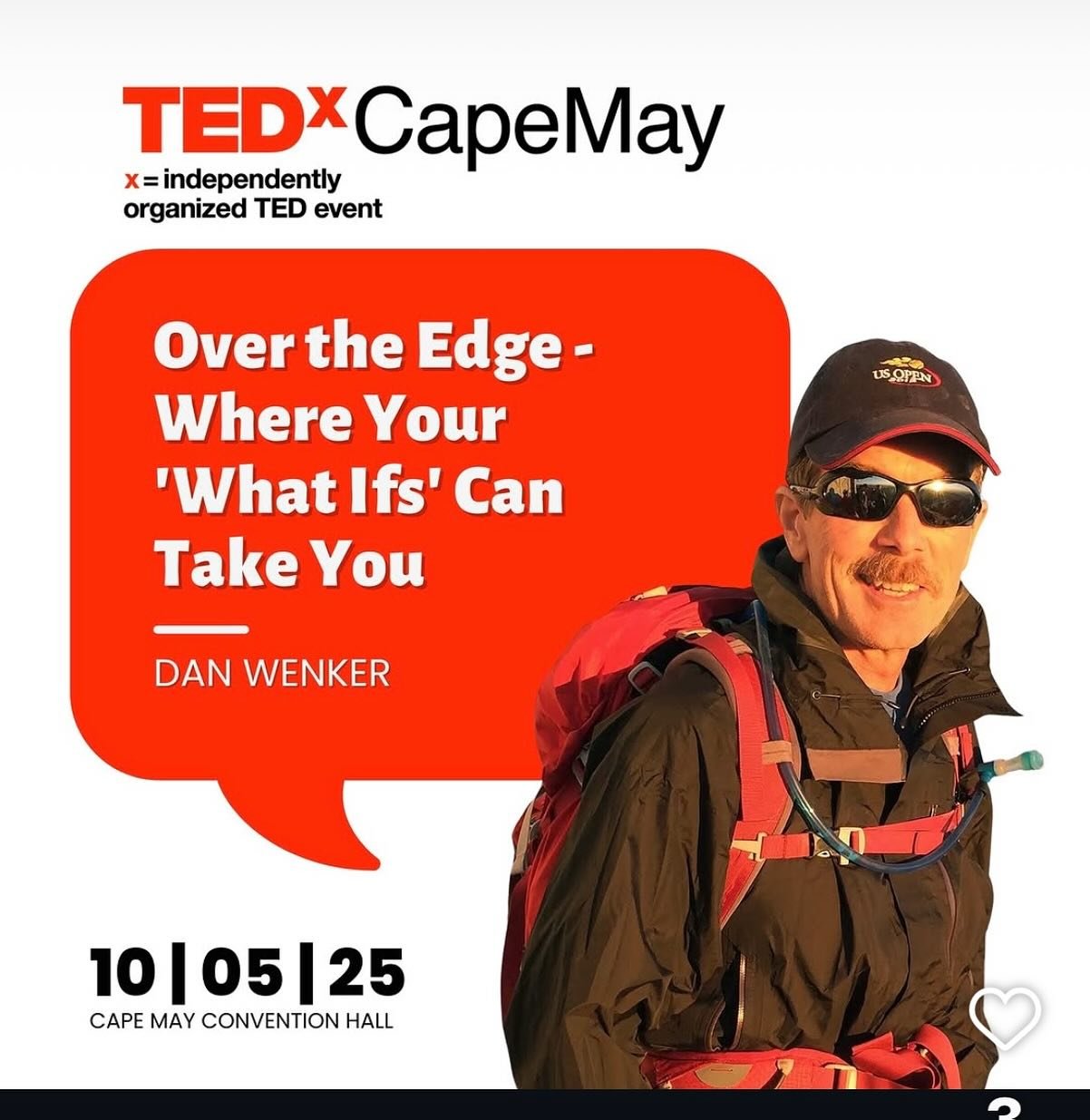 On October 5th, I&rsquo;ll take the TEDx Cape May stage to share my story. THEME: Being Human TALK: &ldquo;Over the edge- where your What If&rsquo;s can take you!&rdquo;Can&rsquo;t wait to share my journey and bring my story to life. https://www.tedx