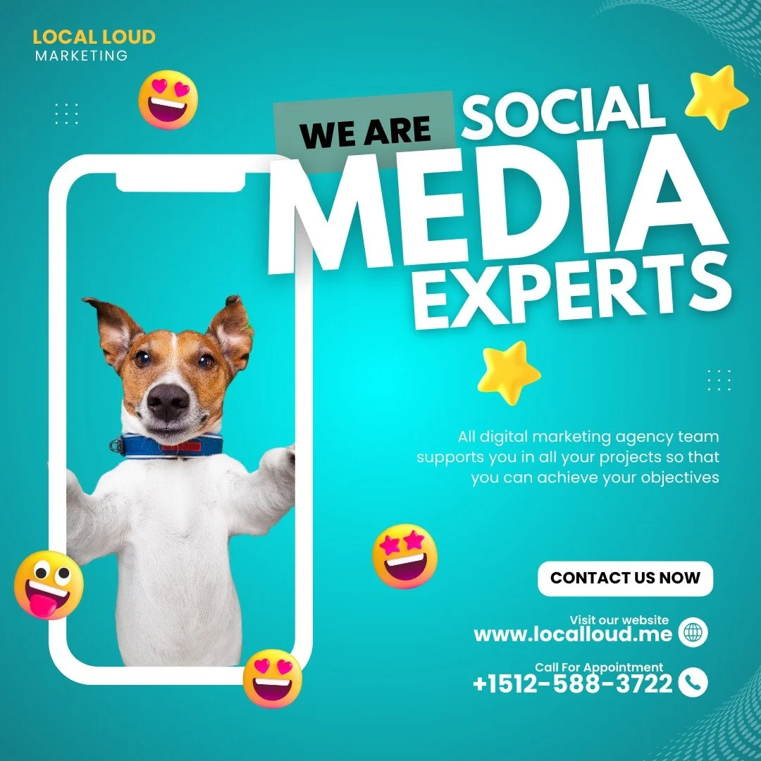 Your brand deserves to show up confidently online &mdash; and you don&rsquo;t have to do it alone 🐶✨

Local Loud Marketing supports your social media from strategy to execution, including videography, editing, and scheduled monthly posting &mdash; s