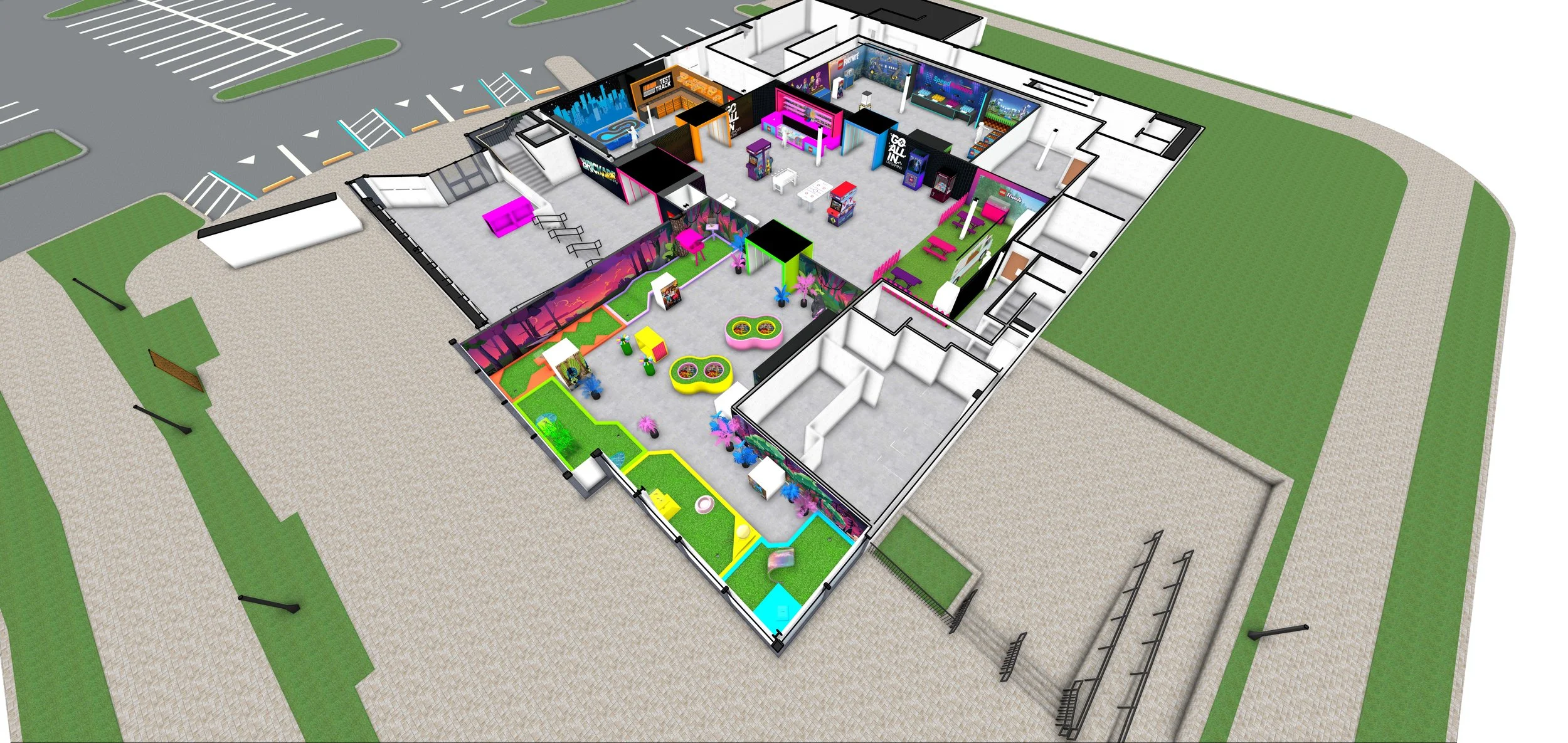 Lego Brickade: Childhood dream unlocked
I got to create an 8,000 sq ft interactive LEGO arcade, and yes, it was just as wild and amazing as it sounds.

Welcome to LEGO's Brickade in Orlando, FL!
I had the honor of bringing this entire experience to l