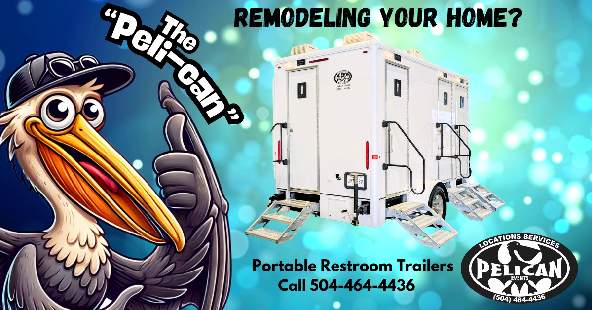 Need a portable restroom for your renovation or remodel project in the New Orleans area?