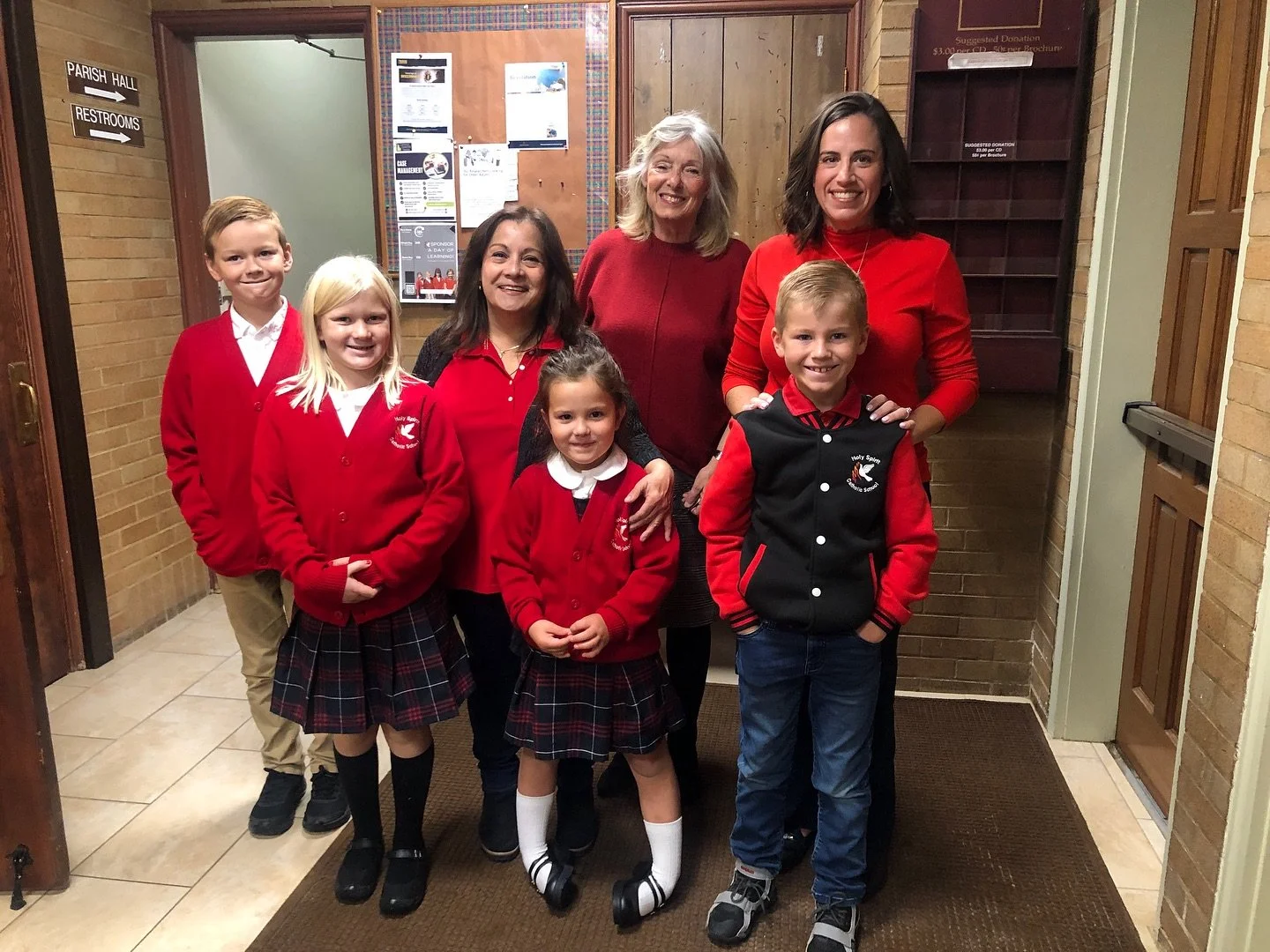 This Sunday, our students, staff, families, and alumni proudly participated in Mass and then hosted coffee hour ❤️

It was such a joy to see our Holy Spirit community celebrating together! We are so grateful to everyone who joined us!

#morethanascho