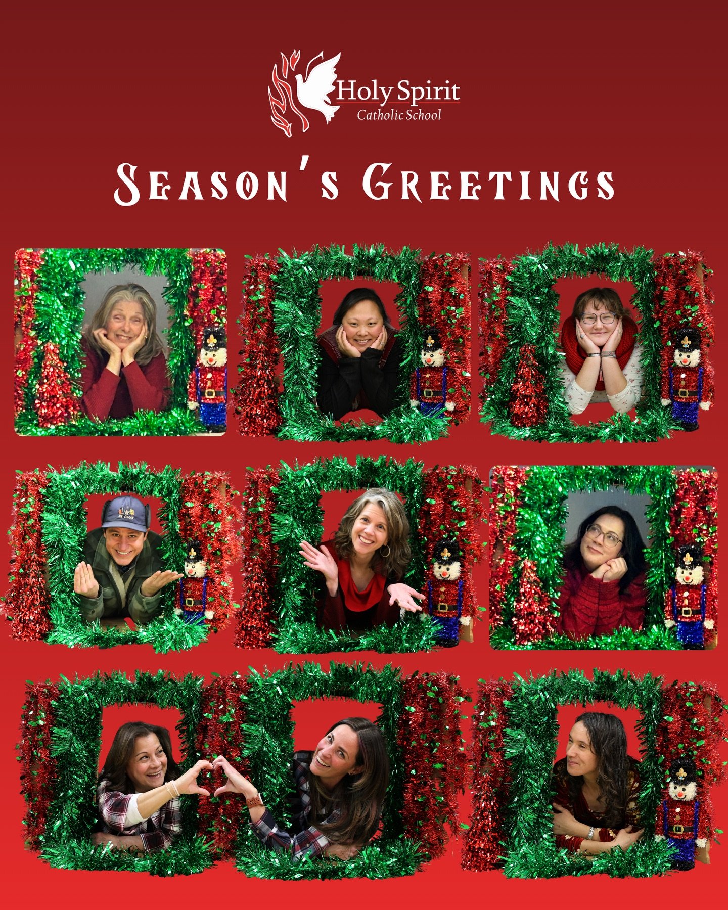 Warmest wishes from everyone at Holy Spirit Catholic School!

May Jesus, the Prince of Peace, bless your hearts and homes with light, love, and joy this Christmas season and throughout the new year ❤️🎄

#morethanaschool