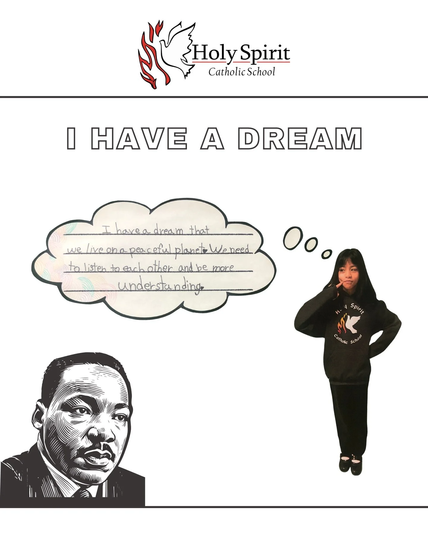 Inspired by the legacy of Dr. Martin Luther King, Jr., our students shared their dreams for the future ❤️

It is our mission&mdash;and our joy&mdash;to give them a strong foundation to help make those dreams a reality. 

Thank you for joining us in i