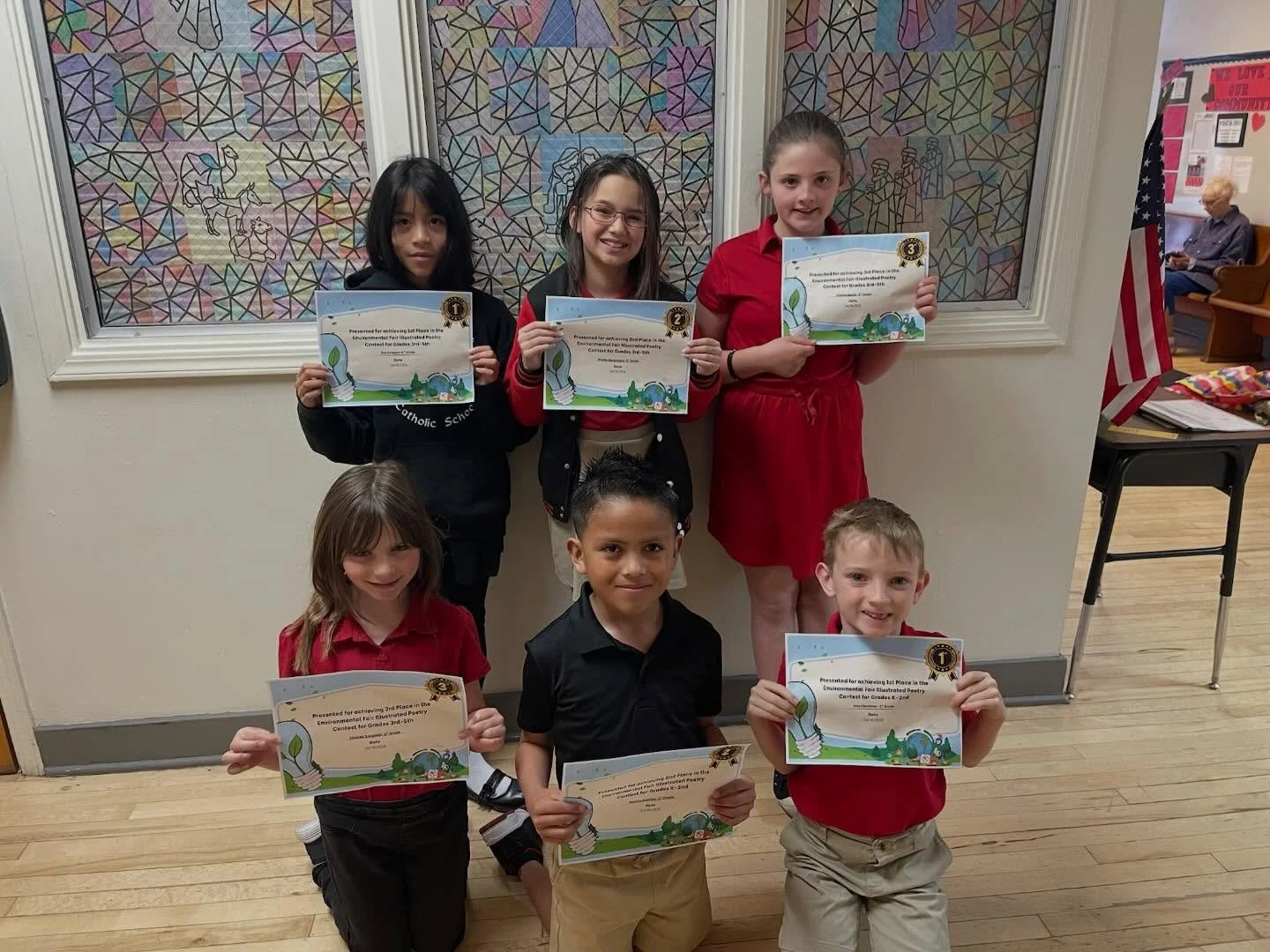Holy Spirit Catholic School had the exciting opportunity to participate in the Illustrated Poetry Contest at the Portneuf Valley Environmental Fair! Our students put their creativity, imagination, and hard work on full display, and it truly showed in