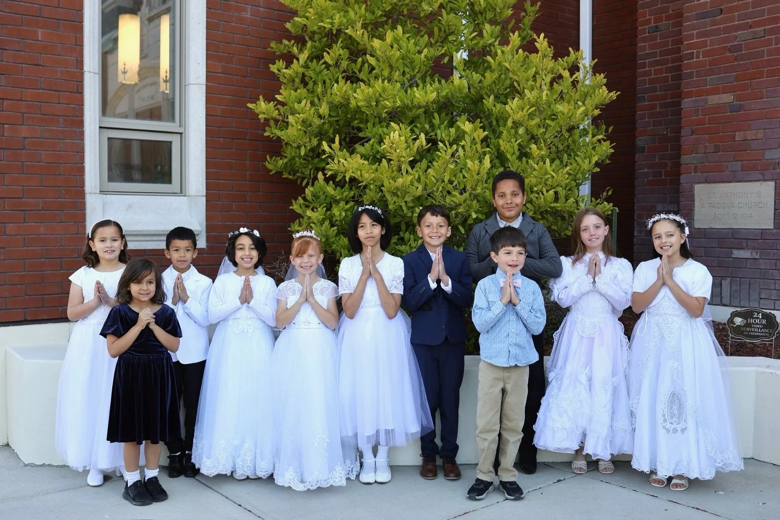 Today, our students were blessed to celebrate their First Holy Communion. It was a beautiful and joy-filled Mass as they took this special step in their faith journey surrounded by family, friends, and our school community.

We are so proud of each o