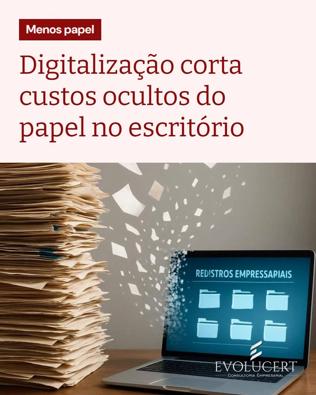 Seu escrit&oacute;rio pode estar &ldquo;pagando&rdquo; sem perceber. ⚠️

Papel custa espa&ccedil;o, tempo e seguran&ccedil;a&hellip; e isso vira dinheiro. 📄💸 A busca manual atrasa tarefas e abre brechas para erros.

Digitalizar acelera tudo: encont