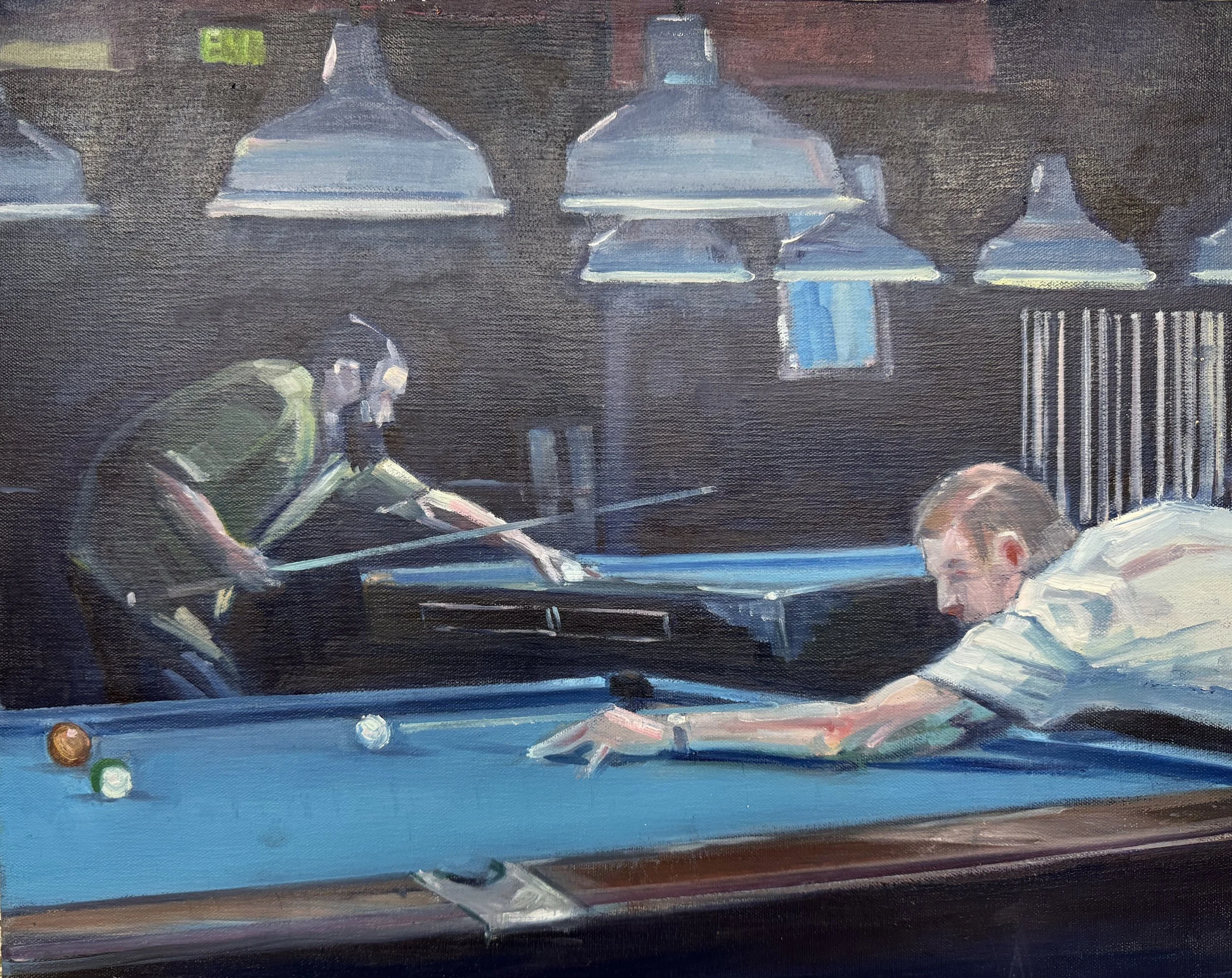 Sharks - 16" x 20" - $280