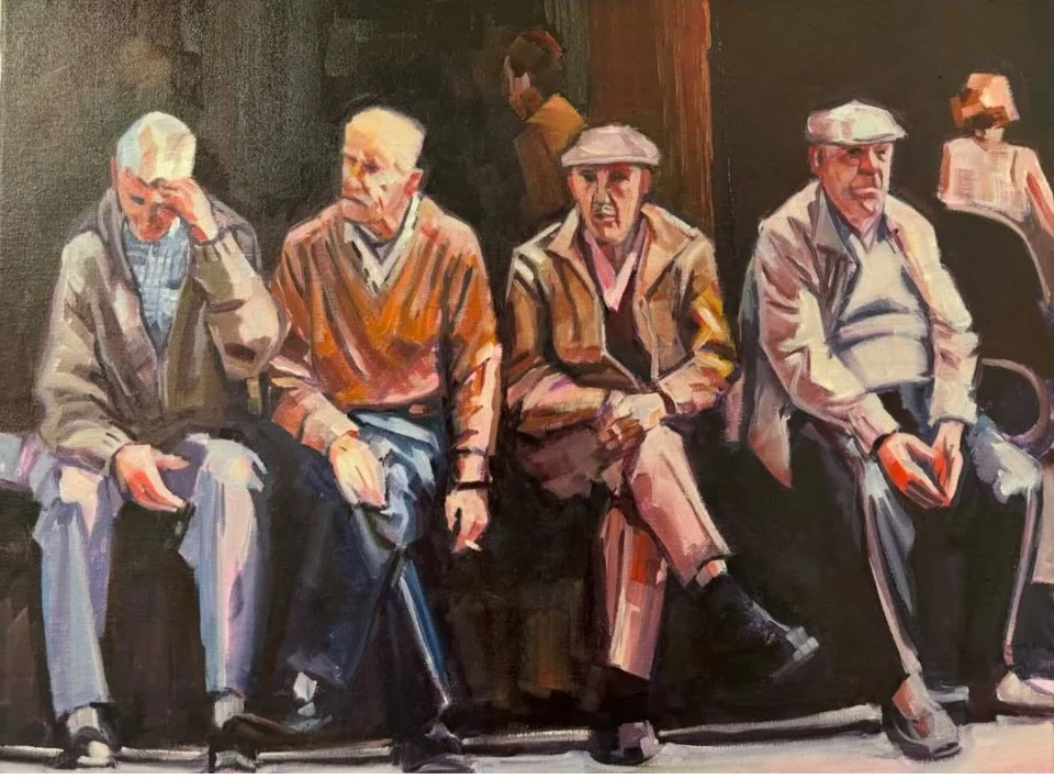 Park Day - 18" x 24" - $340