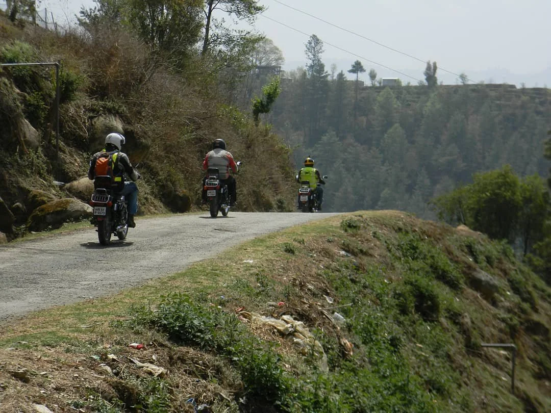 Nepal back of riders on bikes.jpg