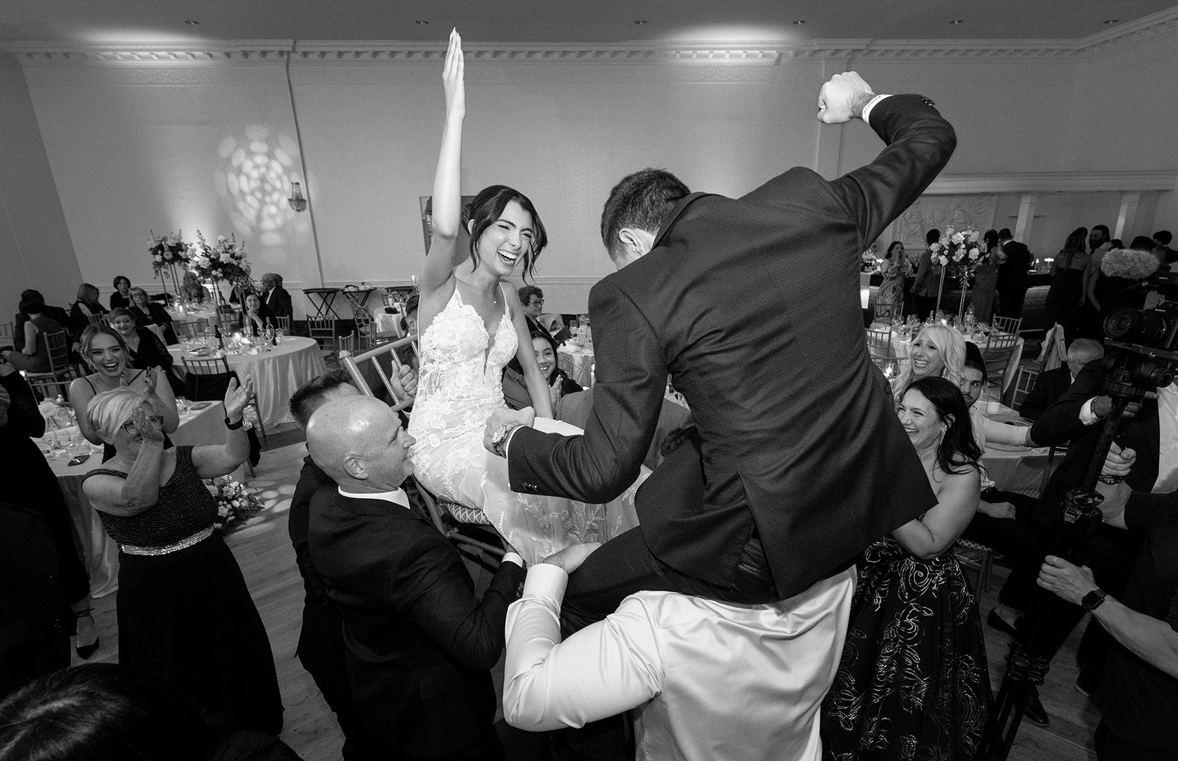 wedding reception candids