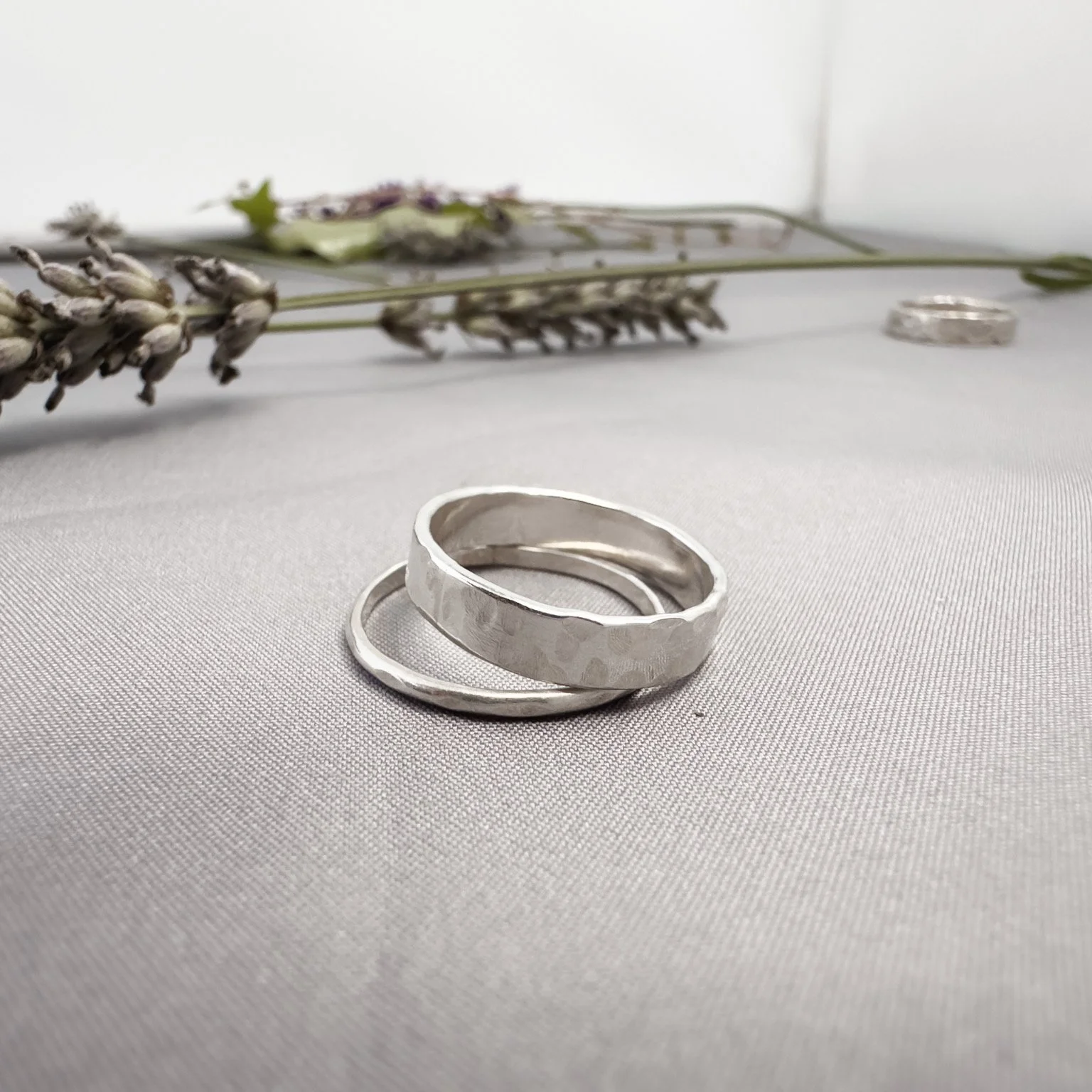 Evenflow Jewelry Making Workshop - Wide Stacking Ring Set