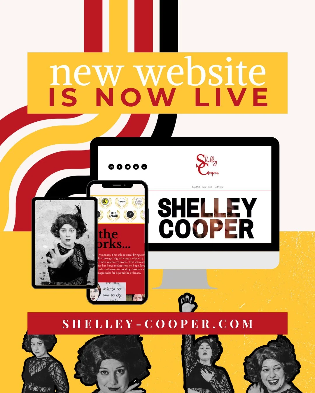Website Launch Day! 🥳 This website is now the digital portfolio of my DREAMS! Many thanks to @jennaleighmiller of @problemsolvedbyjenna for working her website magic!⁠
⁠
Go check it out 👉🏻 shelley-cooper.com