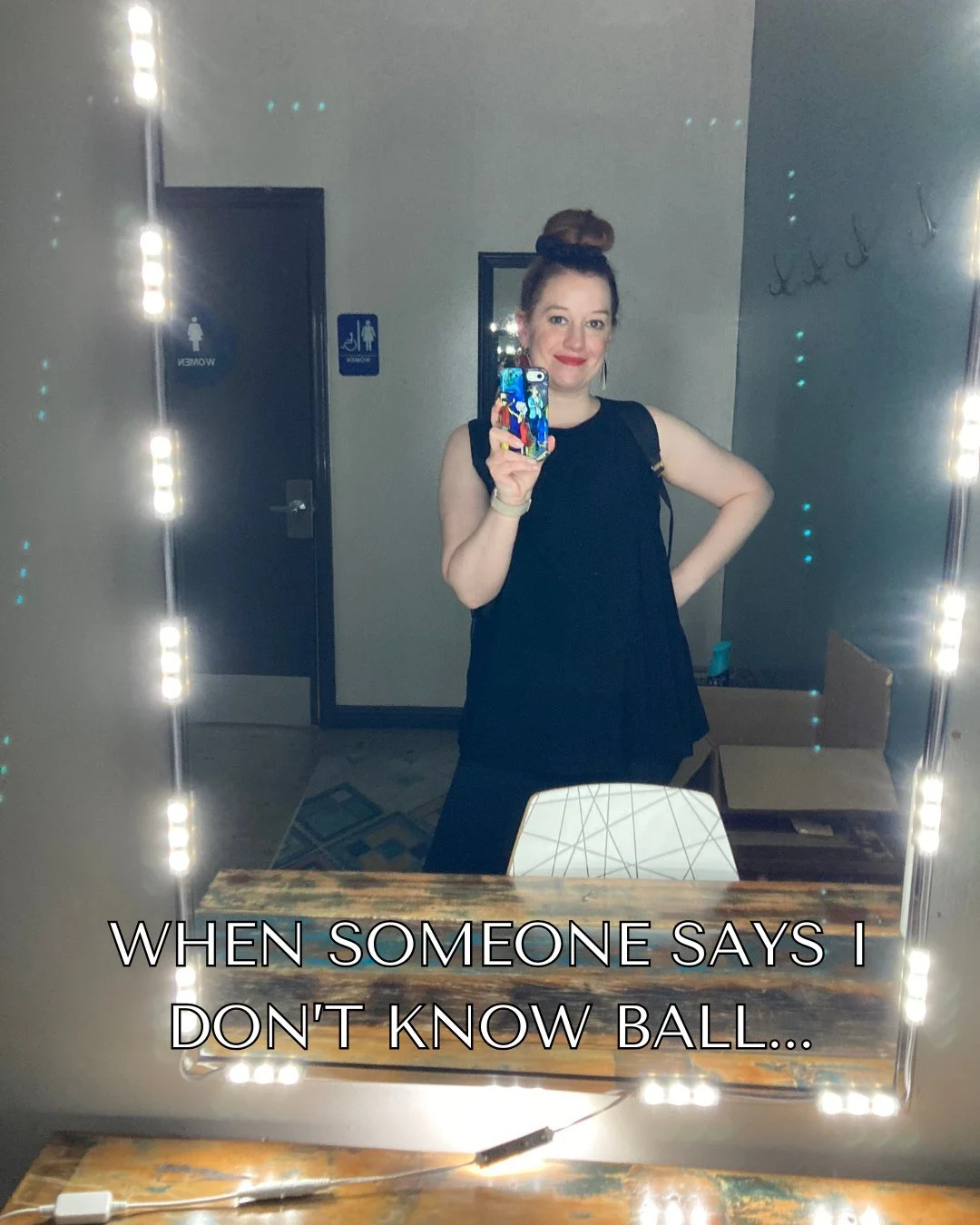 Little do they know I've had a life in the theatre &amp; it's been my passion since I came out of the womb! 🥰🎭️👏🏻