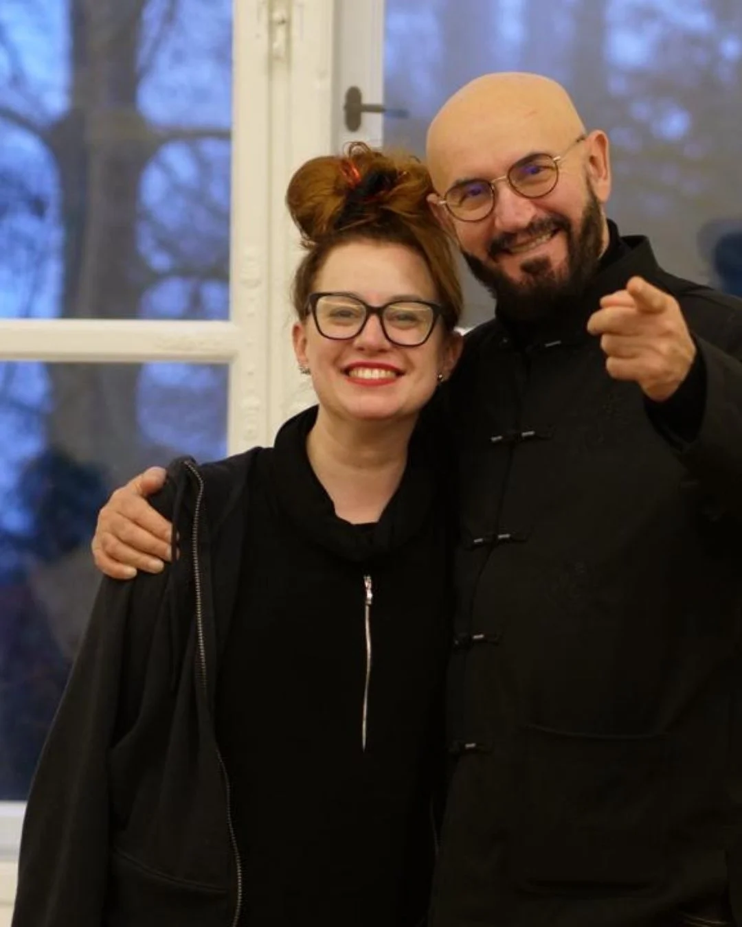 Sergei is the leader of @iugte_conf and @nipai_org 🎭️This conference is all his idea and we have been friends since 2016. He is usually a bit stoic in photos, so this is rare! lol 🥰🤣 #actorlife #theatre #newtheatre #theatreperformer
