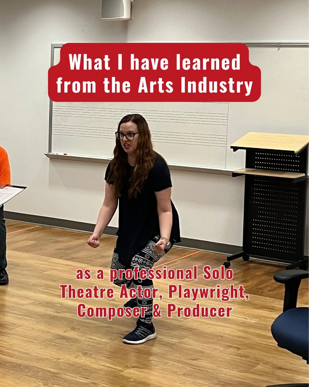 Lessons learned 🥰 As someone who pays all her bills by being an artist, these skills transfer over into normal life as well. ⁠
⁠
I love my little artist life 🫶🏻⁠
⁠
#performersofinstagram #actor #auditionlife ##becreative