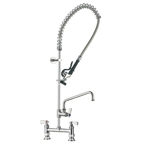 98007-2 Deck Mounted Commercial Pre-Rinse Faucet Assembly
