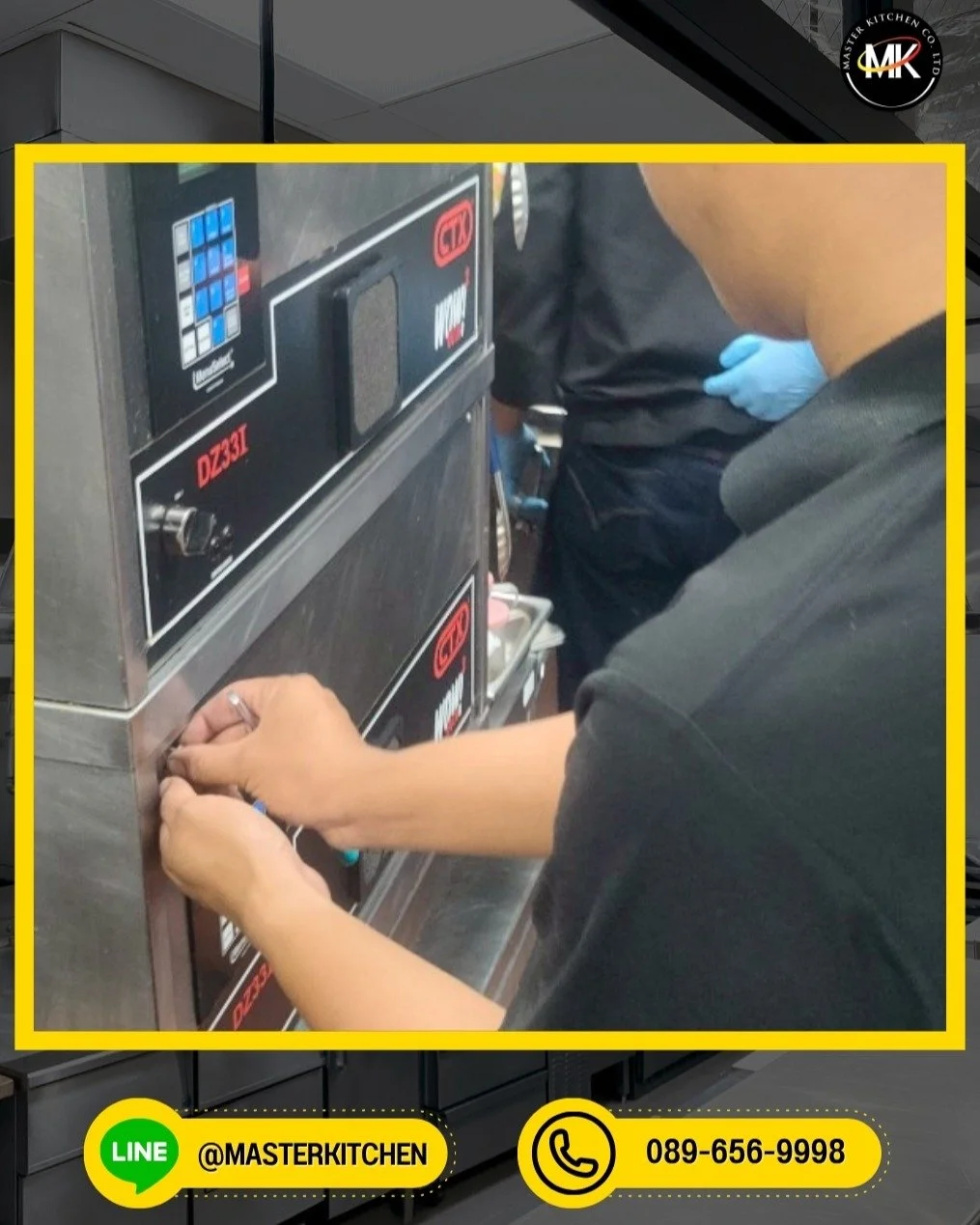 มาสเตอร์ คิทเช่น จำกัด ขอขอบคุณลูกค้าที่ไว้วางใจ ให้เราได้เข้าซ่อมแซมเครื่องครัวของคุณที่ Central Chaeng Wattana 📌🚗✨

โจทย์ของเราวันนี้ คือ เตาย่าง (เตาล่าง) อุณหภูมิผิดปกติ ขึ้น Heating ตลอดเวลา ทางช่างเราไม่รอช้าได้เข้าไปซ่อมแซม และเปลี่ยนอะไหล่ใ