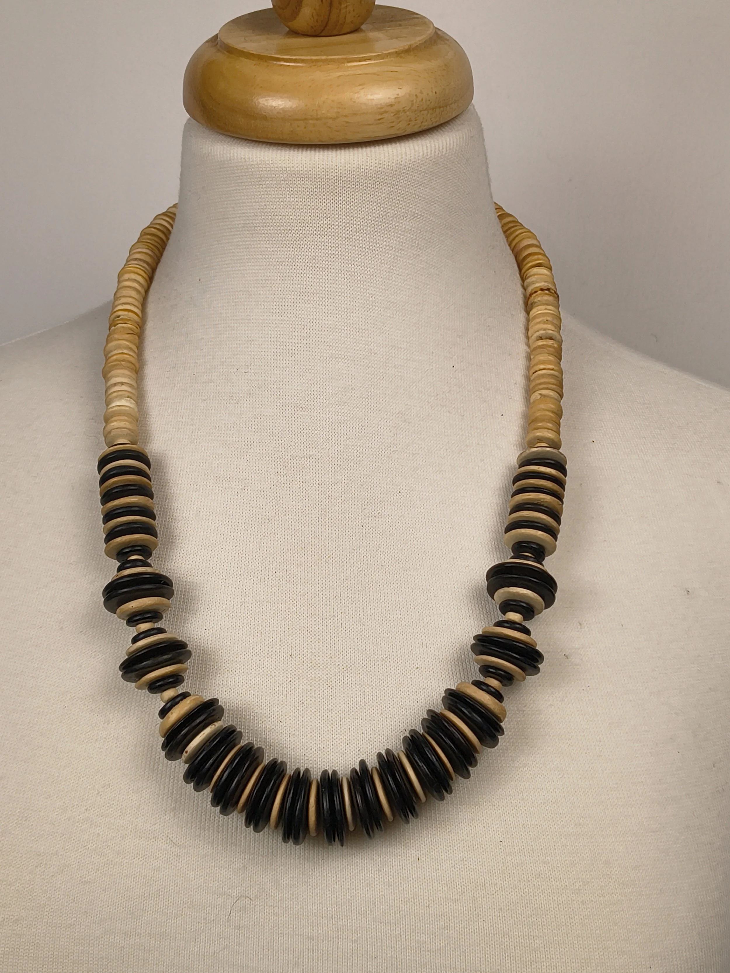 Timeless Tones Vintage Bead Necklace
