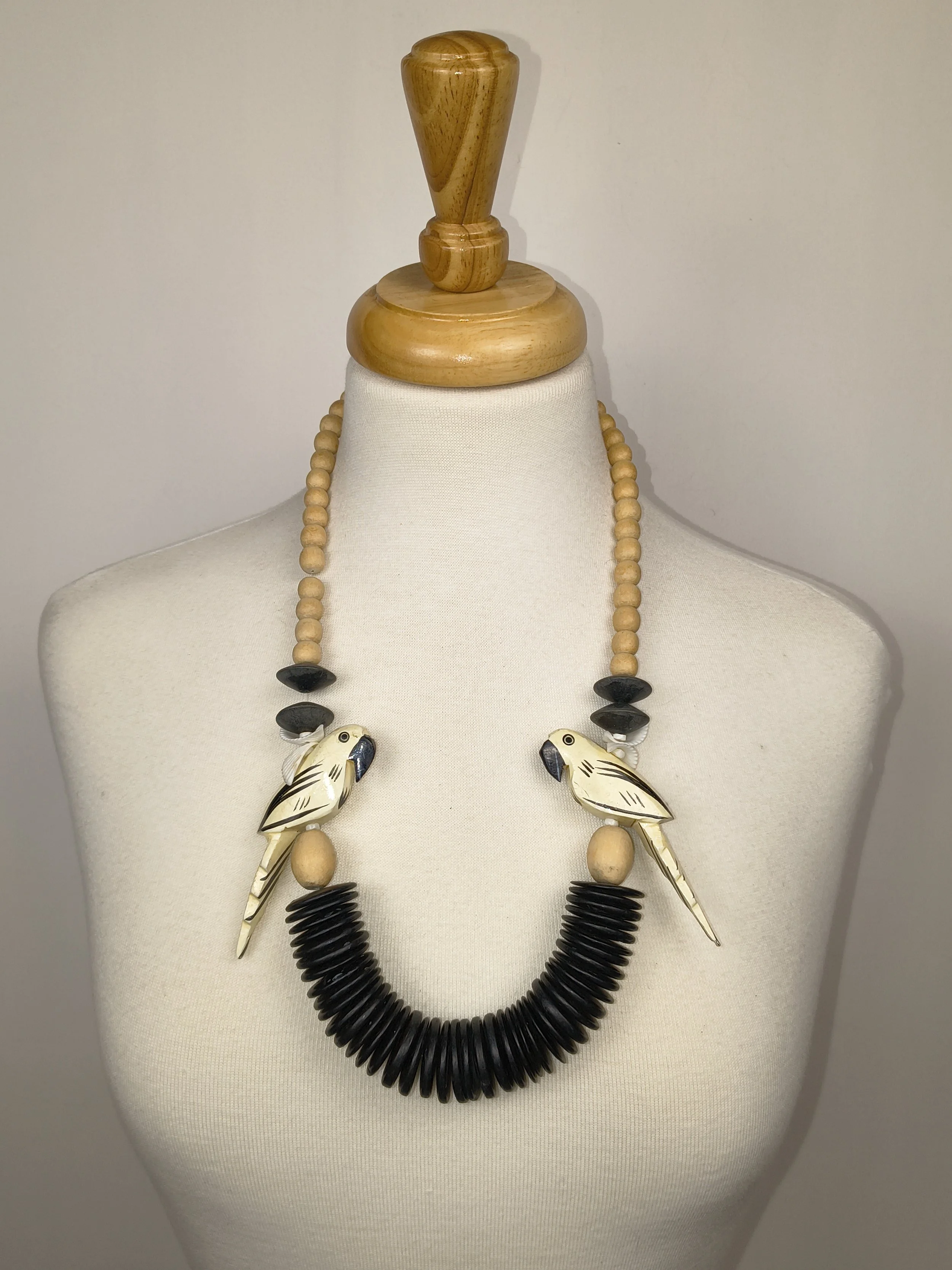 Vintage Parrot Whimsy Necklace