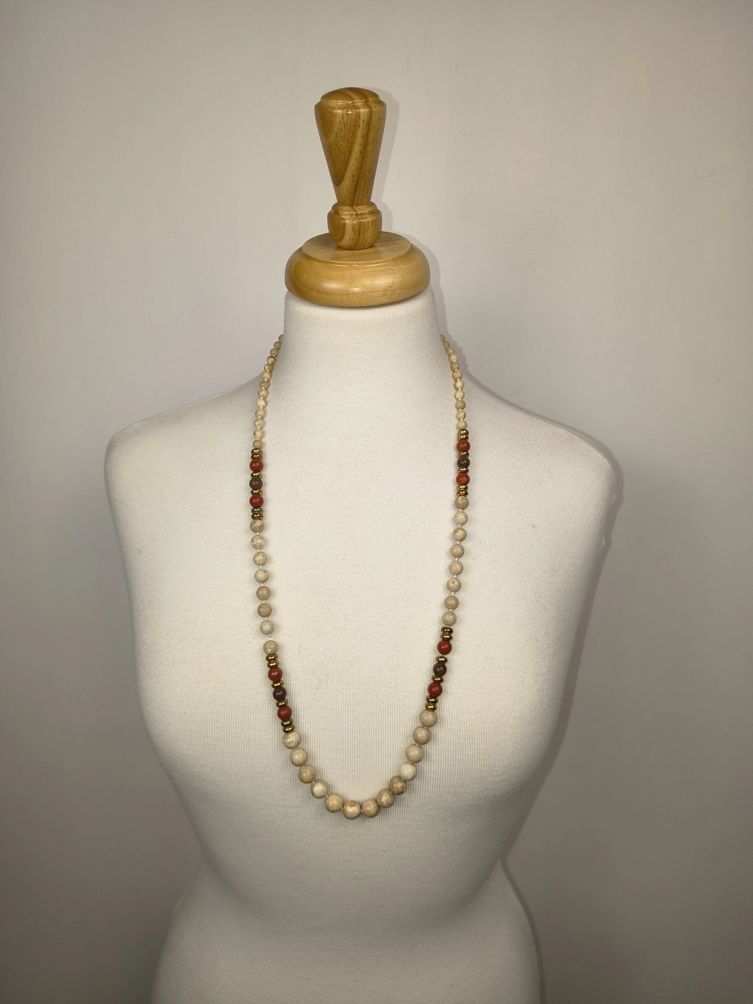 Vintage Tranquil Stone Necklace