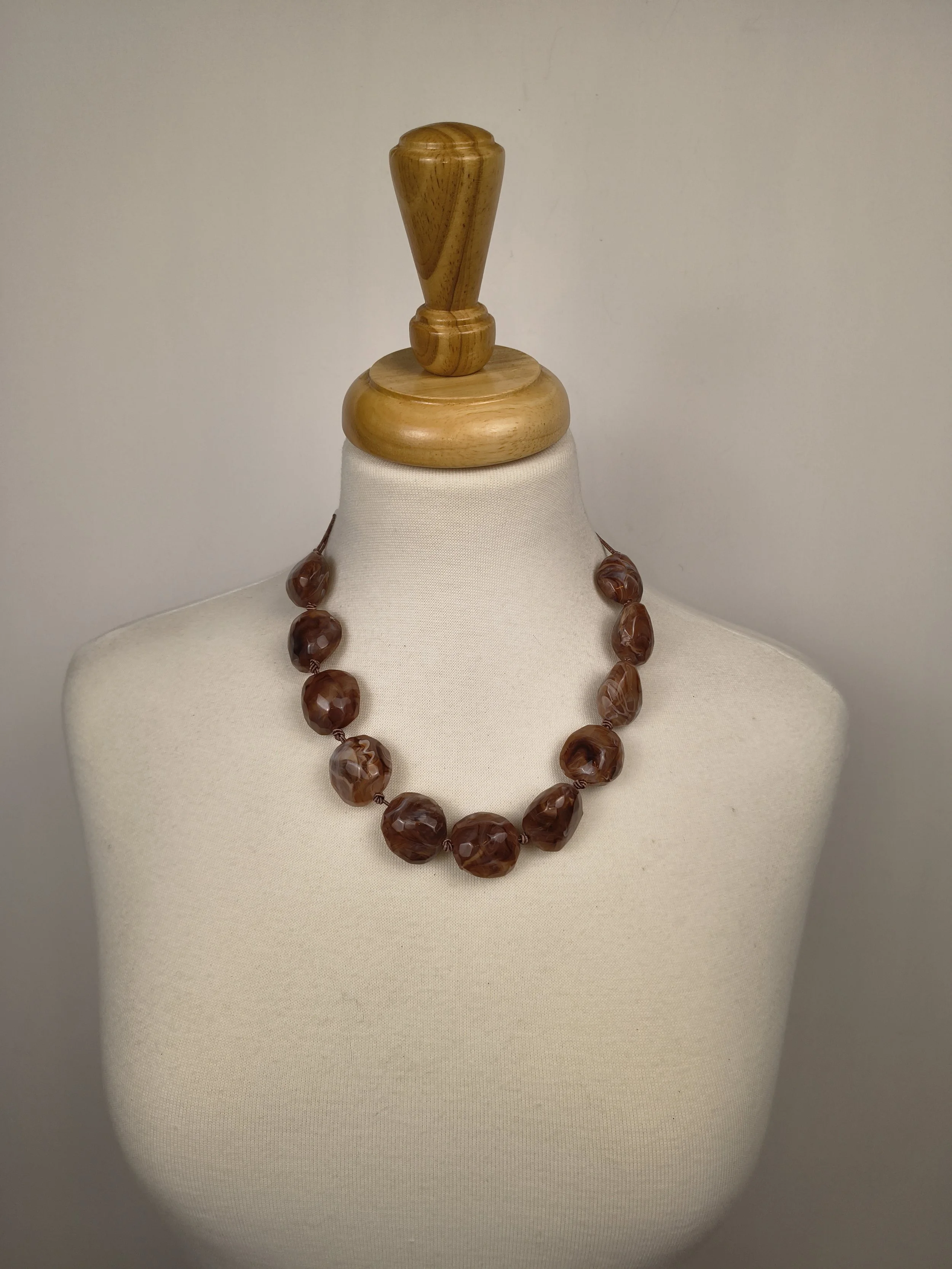 Mystic Mauve Marbled Necklace